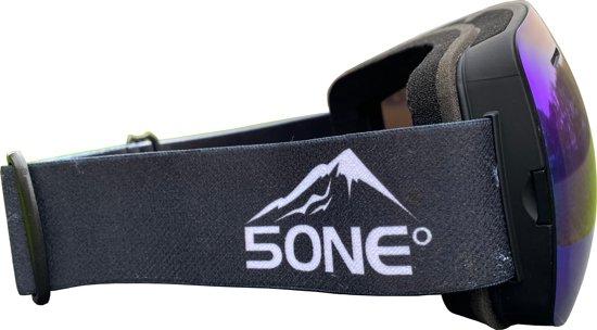 5one® Alpine 1 Green Oil goggle / skibril - anticondens - UV protected