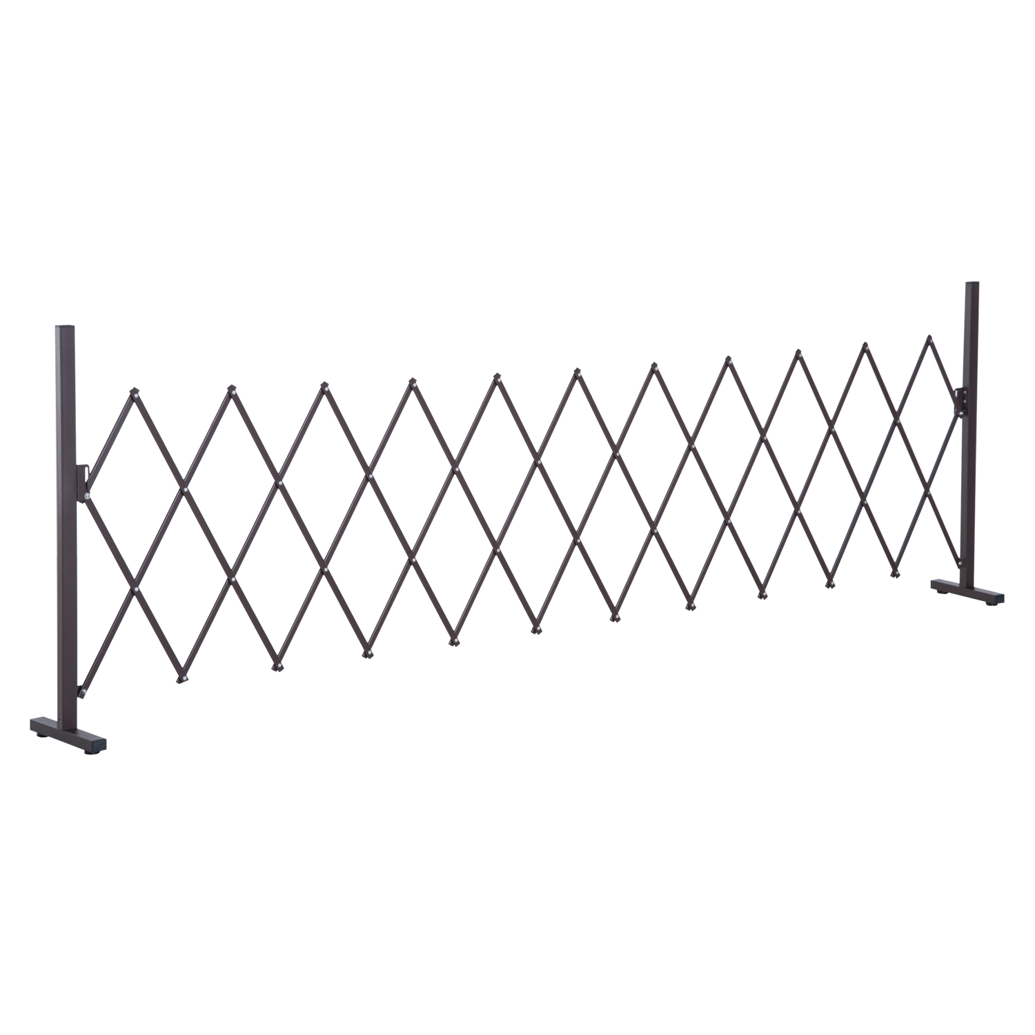 4goodz flexibel Hekwerk Uitrekbaar van 52 - 405 cm - aluminium