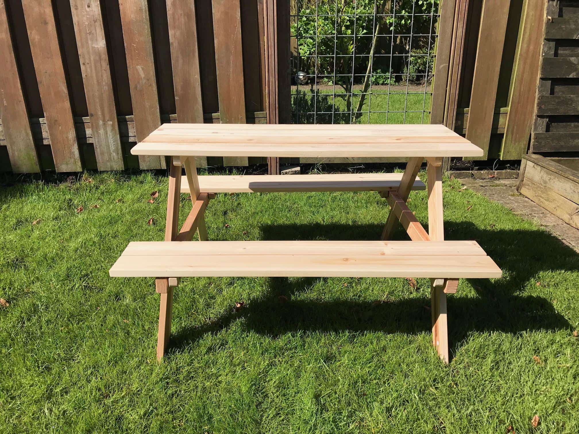 Hanse® Houten Kinder Picknicktafel - 89x78x50 cm