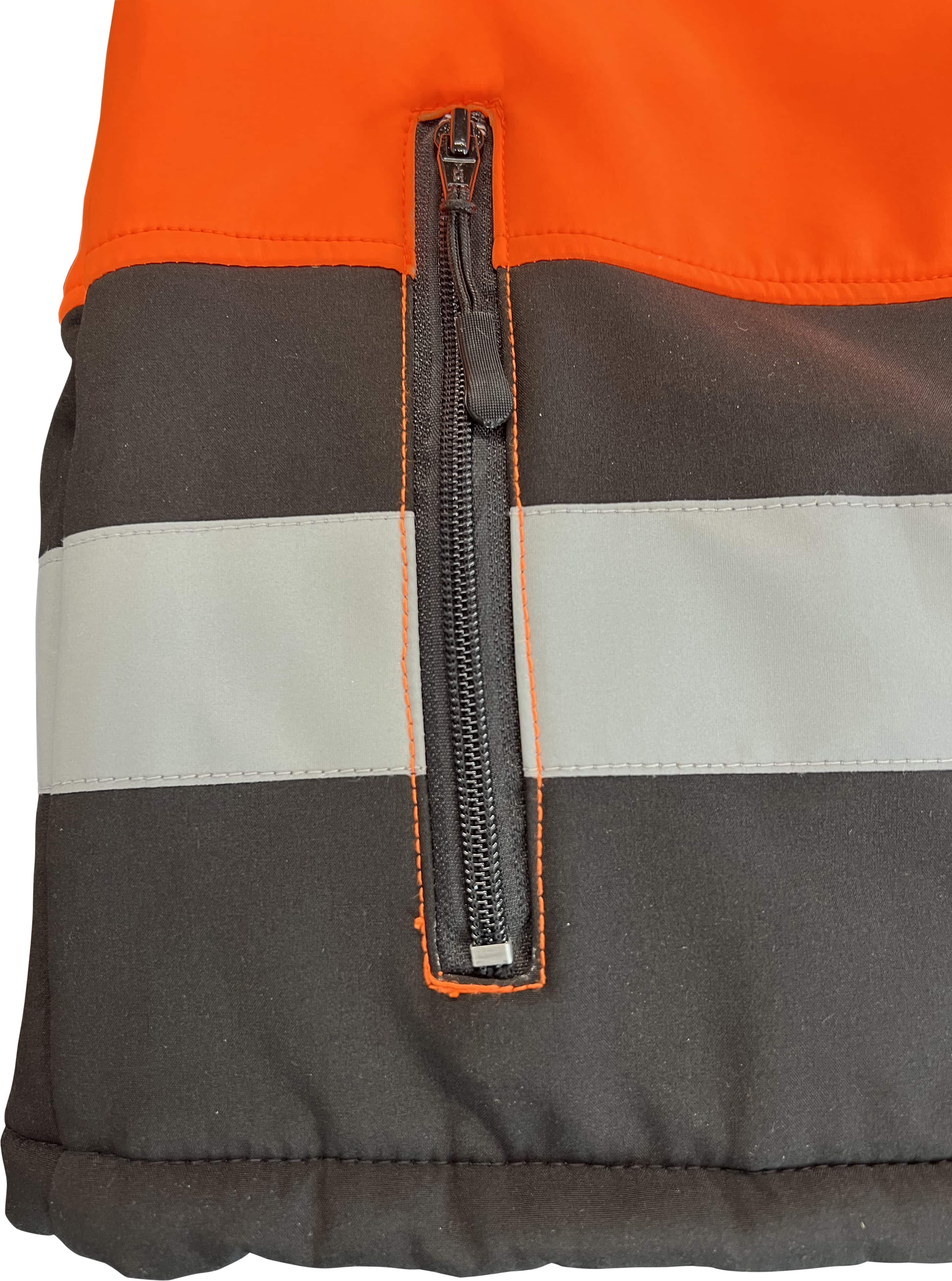 Rodopi® Winterjas Veiligheidsjas Reflecterend - Oranje/Zwart - maat M
