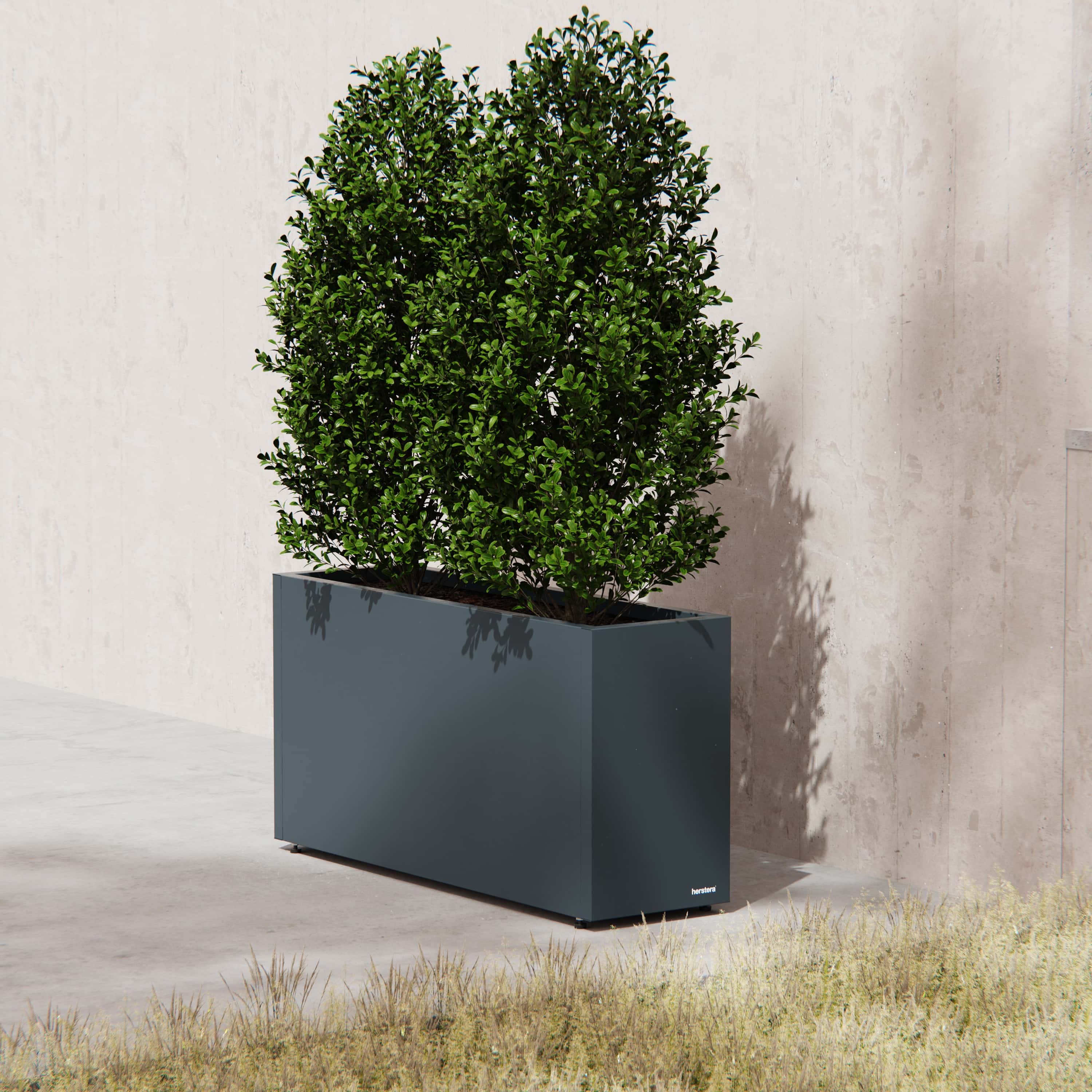 Herstera Garden Plantenbak Cube 30 M - 100x30x50 cm - Antraciet