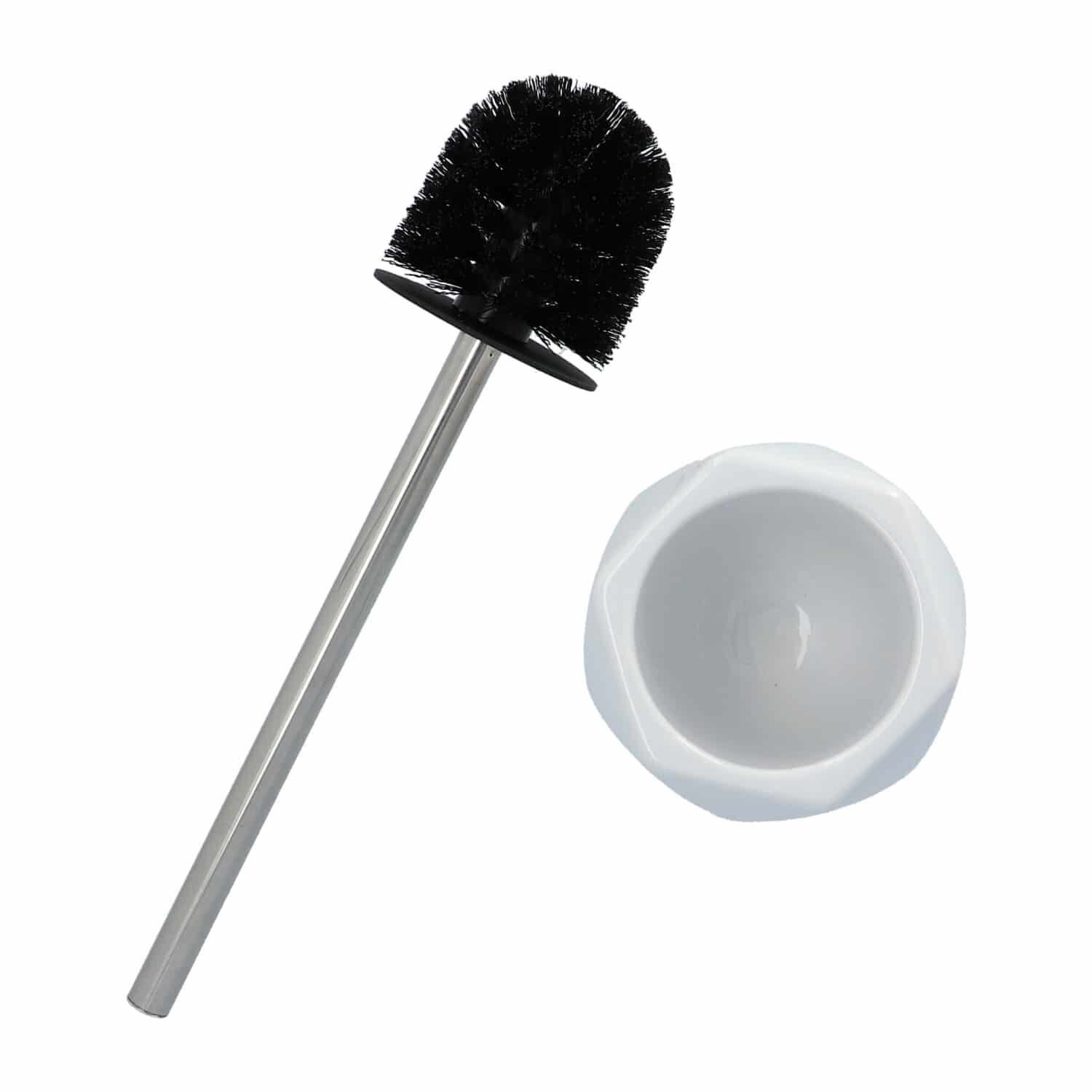 4goodz Diamond keramische toiletborstel - Wit