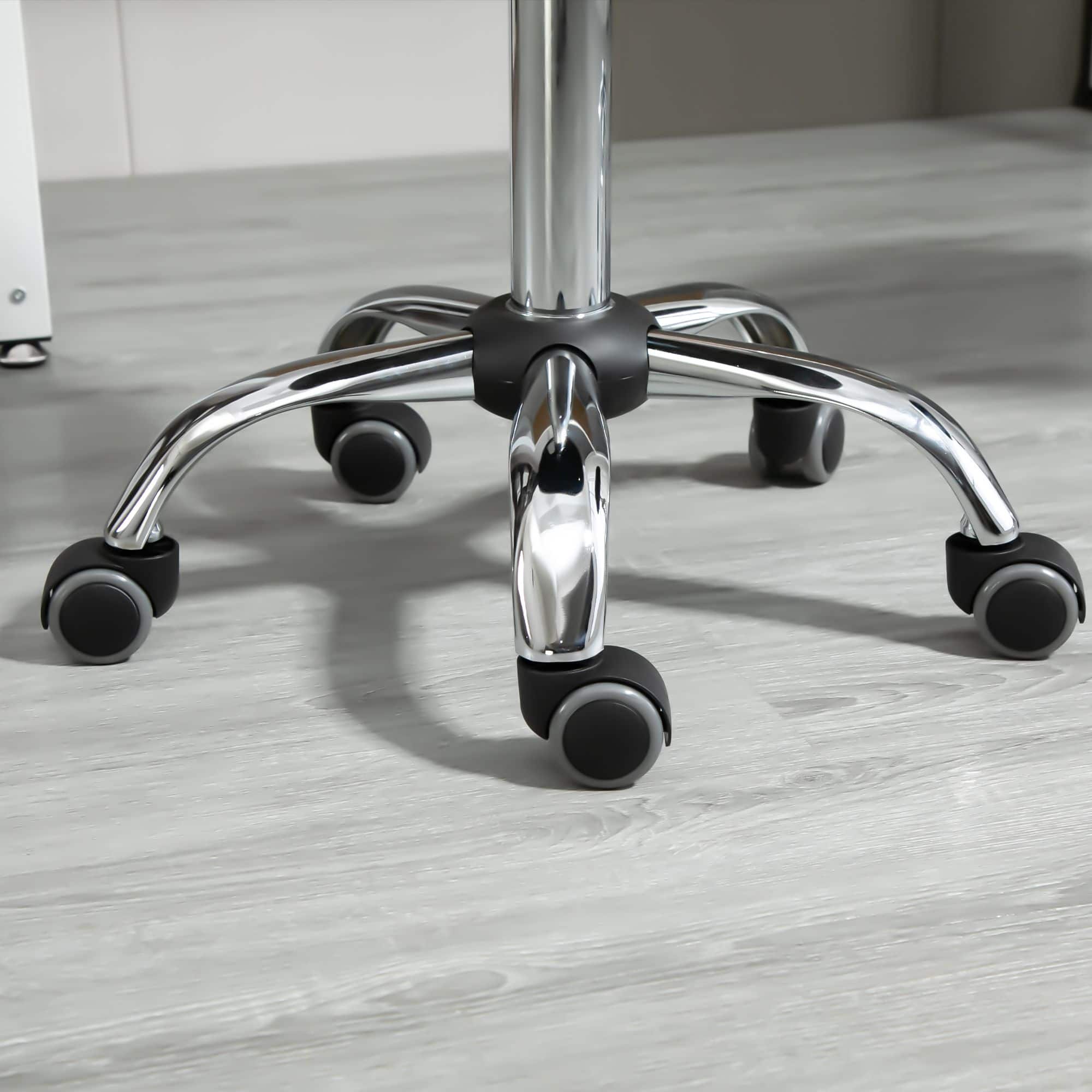 2 stuks Ergonomische Rolkruk Hoogte Verstelbaar 51-67cm - Zwart