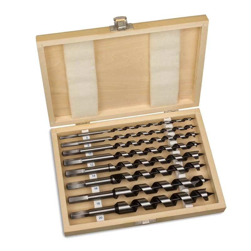 Hanse Werkzeuge Slangenboor set 8-delig voor hout 23 cm lang
