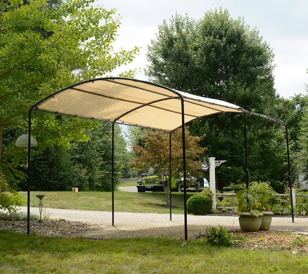 ShelterLogic® Carport Monarch - Folie Carport 490x270x240 cm - Beige