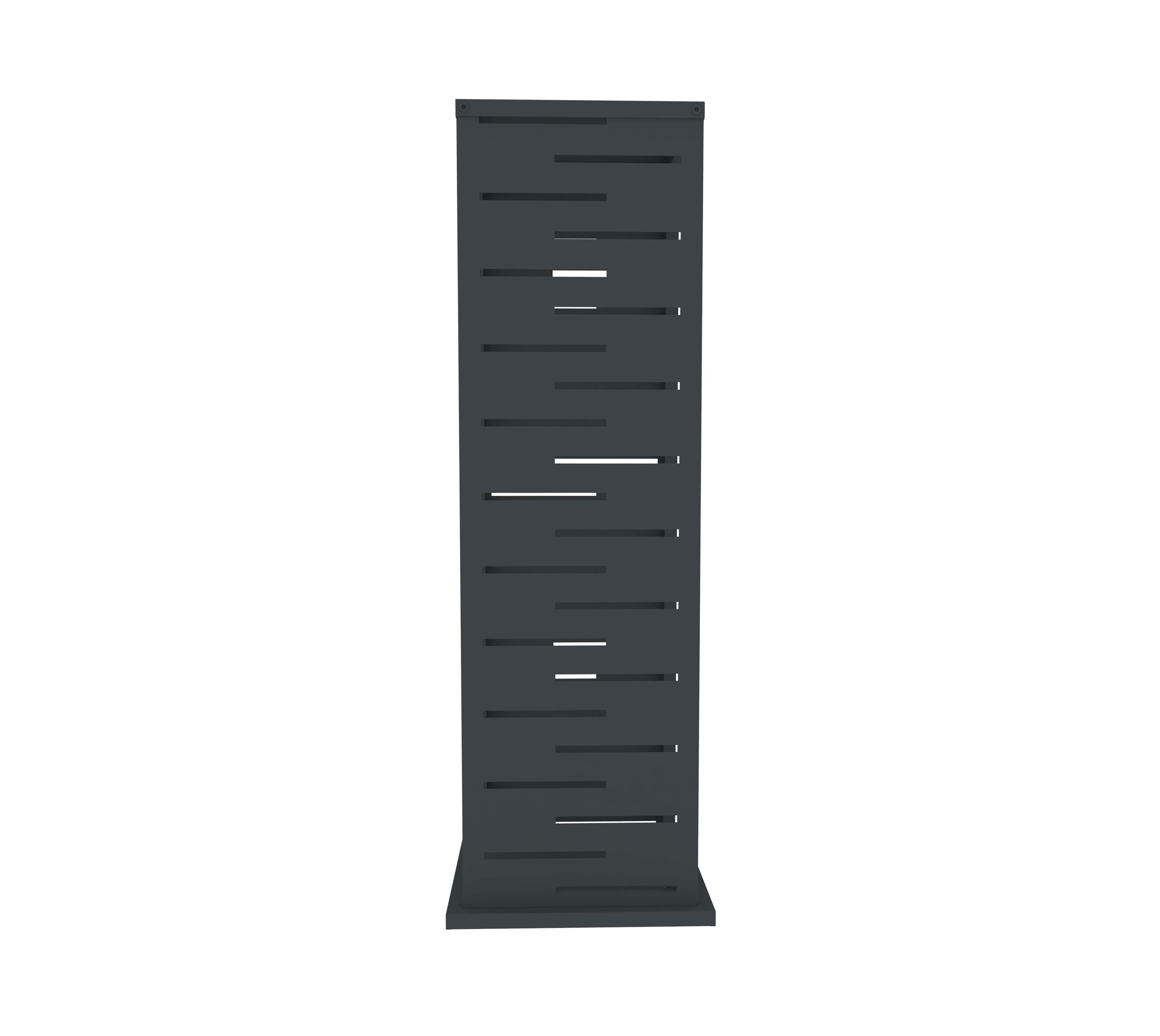 Westmann Luma Flow Houtopslag Houtrek 38x38x112 cm - Zwart