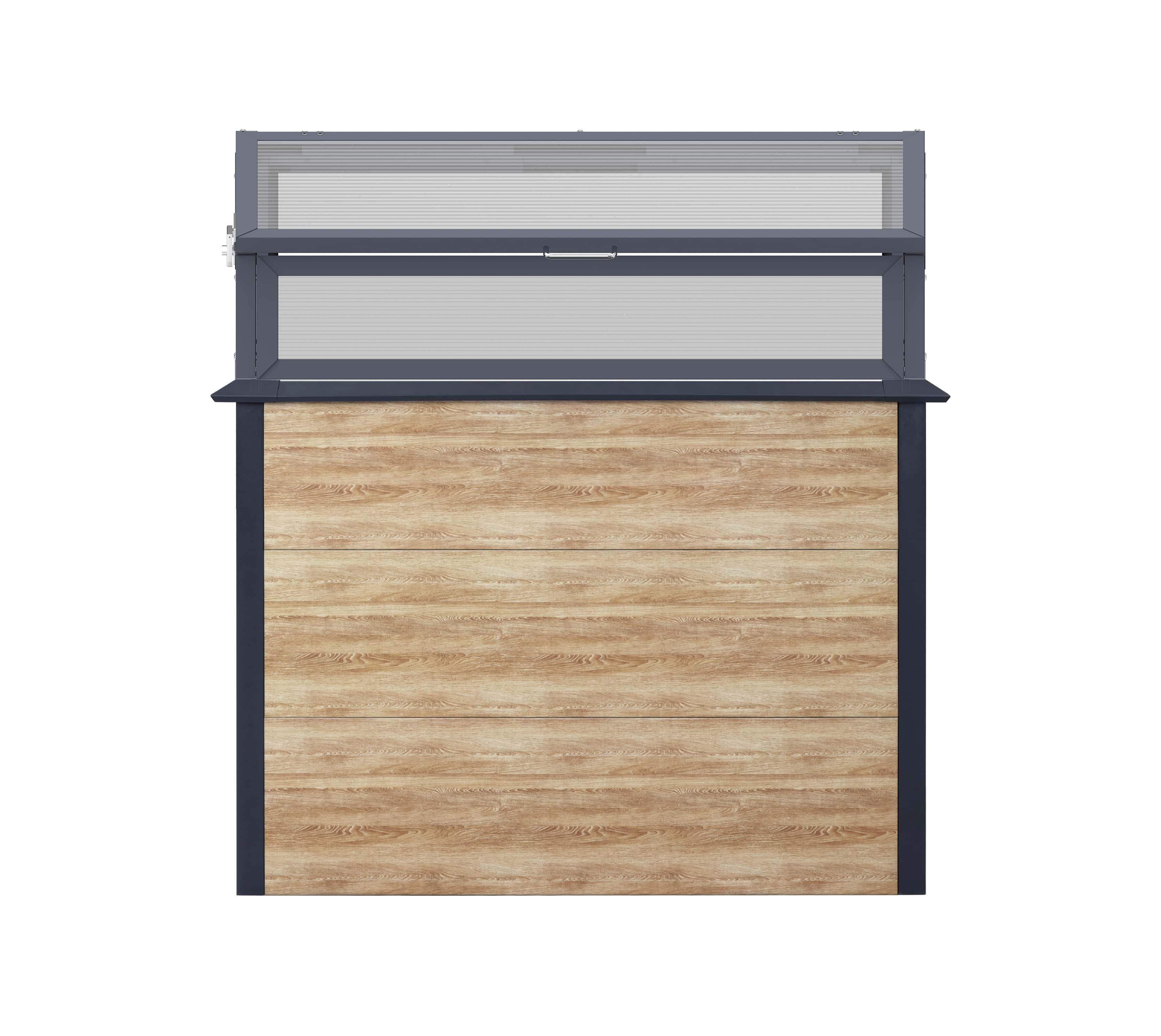 Westmann Primus Plus M - Verhoogde Kweekkas 100x50x113 cm - Houtlook