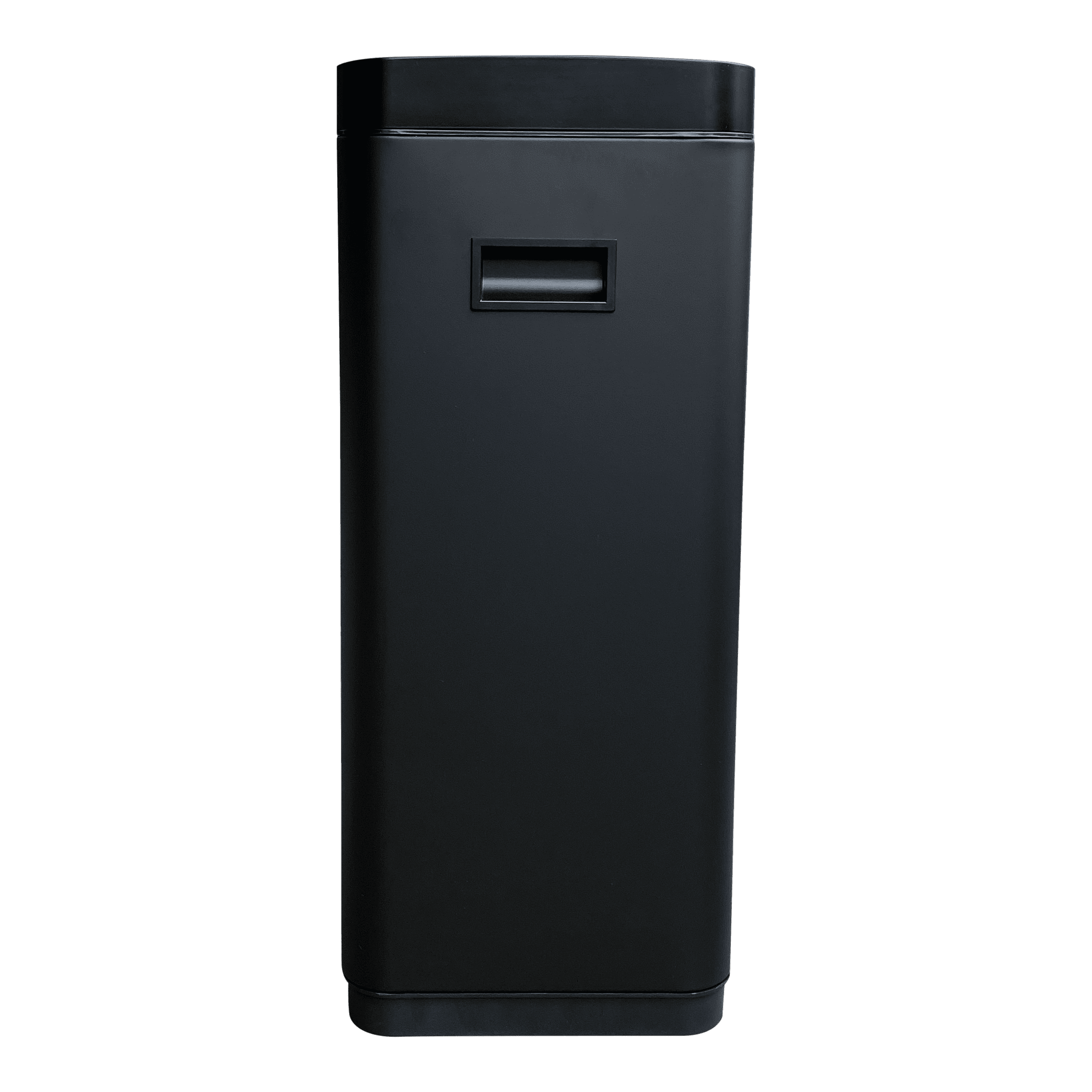 Luzzo® Iowa Duo - Sensor Afvalscheidings-Prullenbak 2x 22 L - mat Zwart