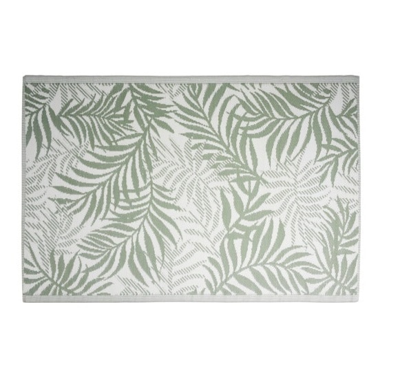 4goodz Vloerkleed Outdoor Buitenkleed Tropical 120x180 cm - Groen