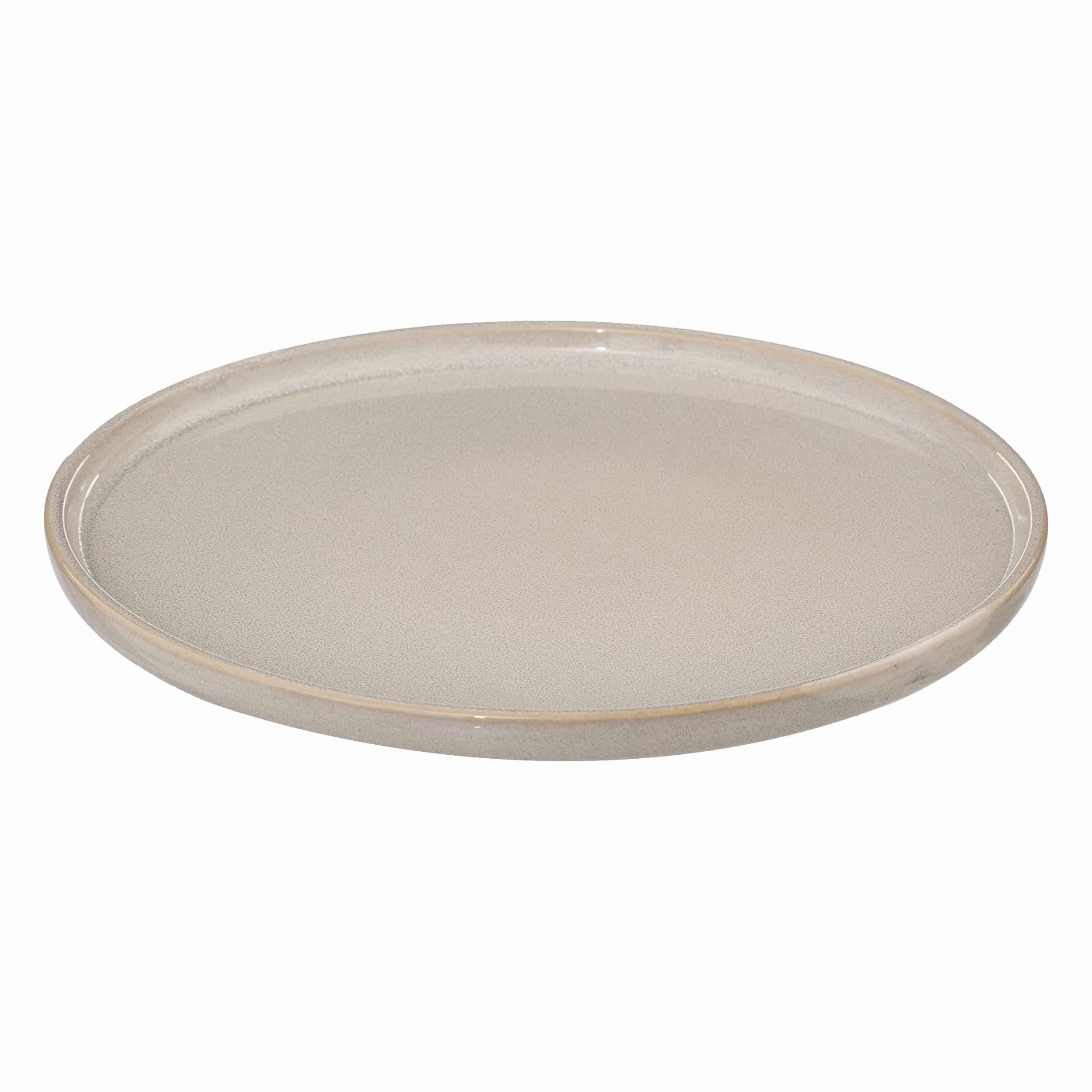 Dinerborden Terre - set van 6 stuks Geglazuurd Keramiek 27 cm - Beige
