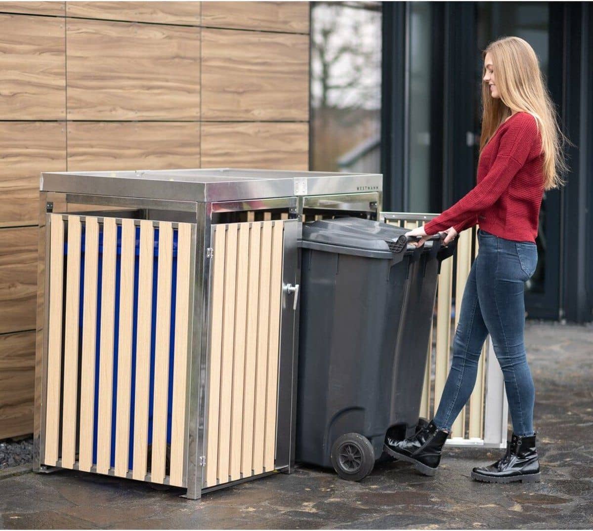 Westmann Containerombouw WMHHWTC-51 - met Bloembak - 84 x 134 x 125 cm