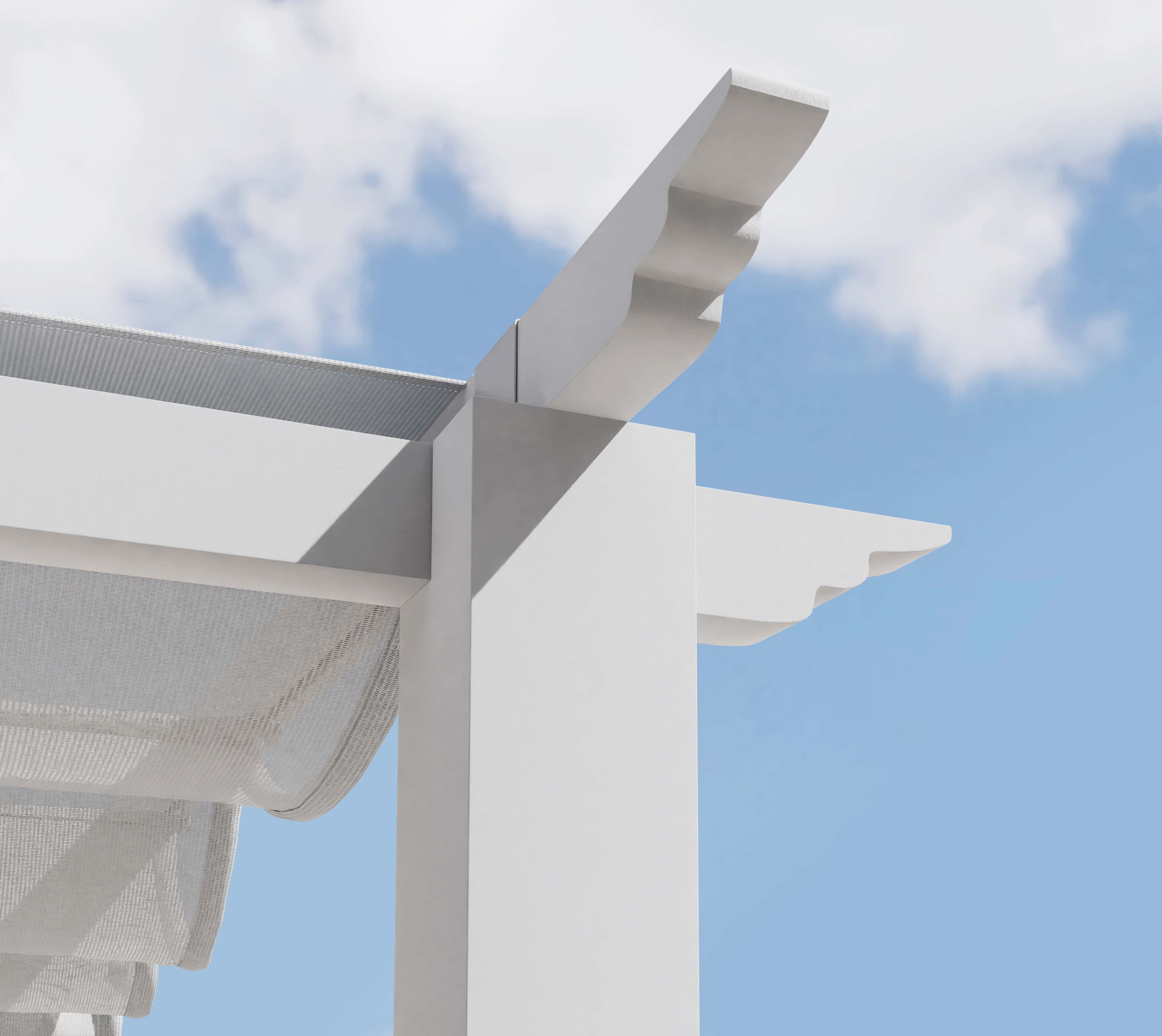 Paragon Outdoor Florida - Aluminium Pergola ST02002 - 350x350 cm - Wit