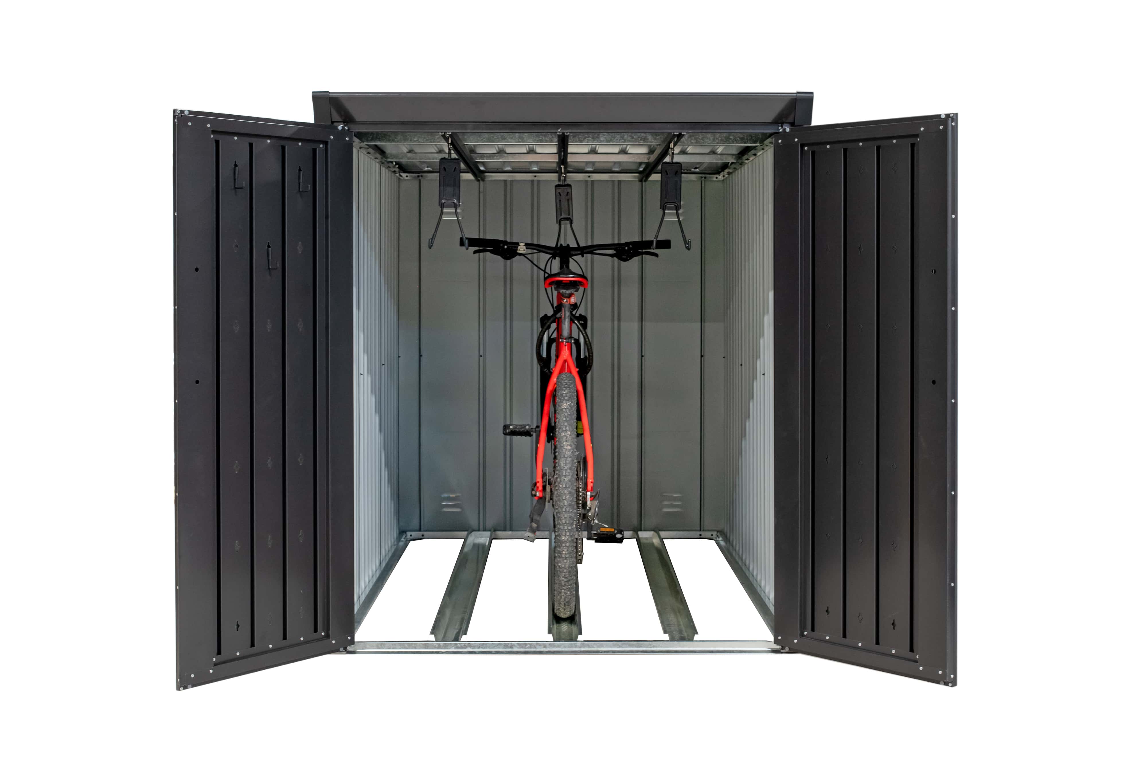 Westmann Velos 2 - Fietsenberging zonder bodem 222x131x151 cm - Antraciet