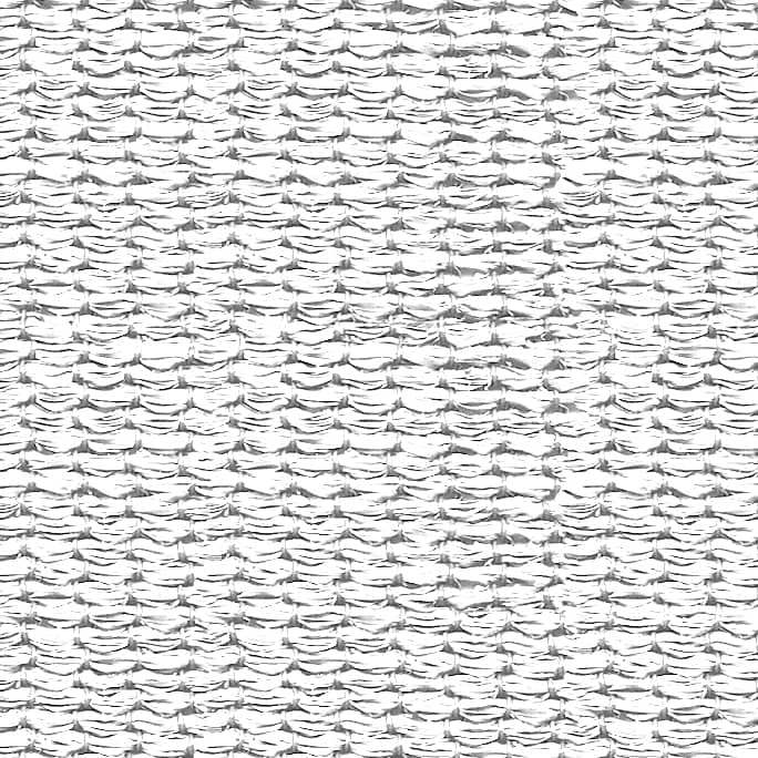 hanSe® Schaduwdoek Rechthoek Waterdoorlatend 2,5x5 m Zonnedoek Wit