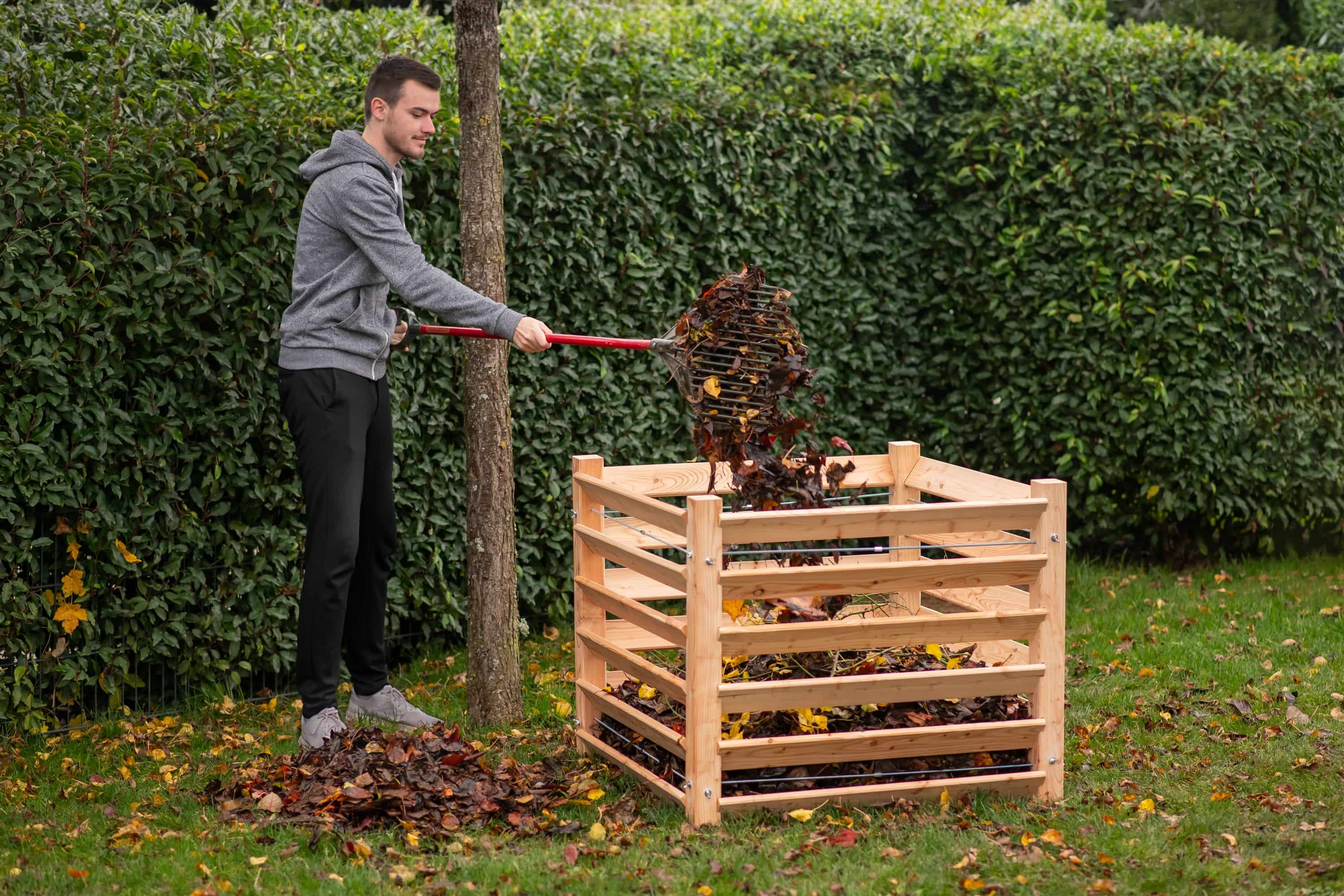 Westmann Compostbak Hout WMKL4S - 100x100x80 cm