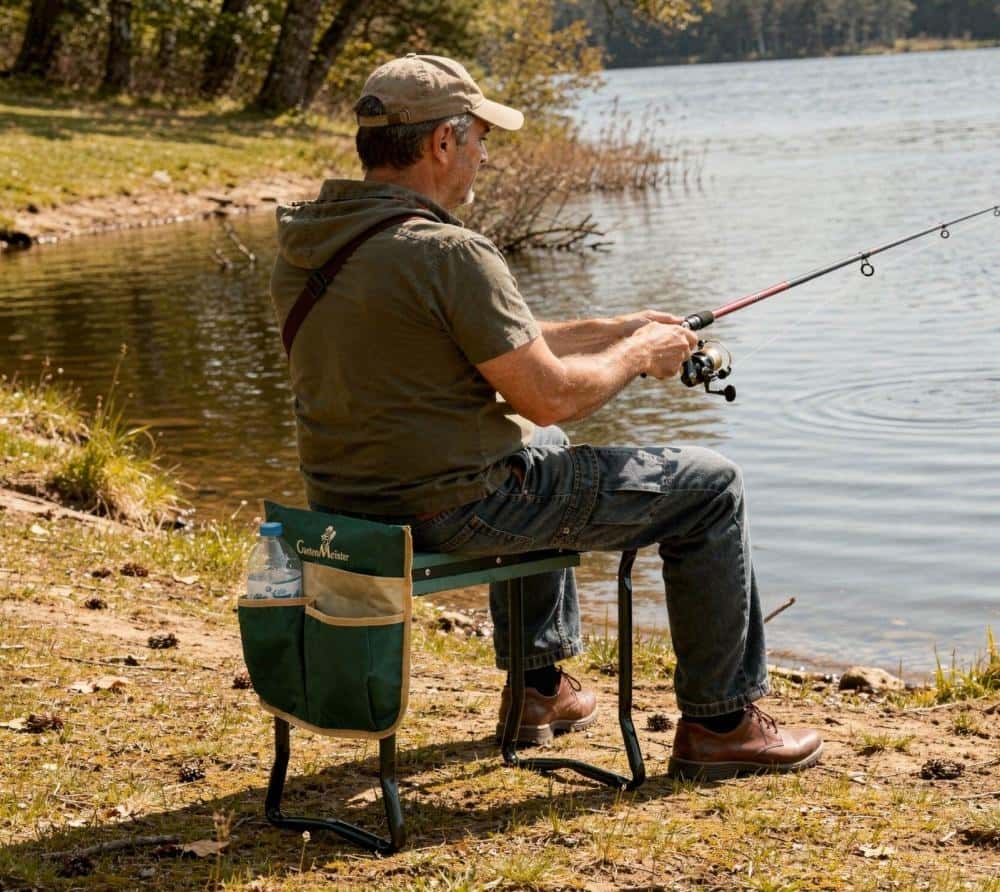 Westmann Multi Kniebank Opvouwbaar voor Tuinieren - Kniehulp tot 150 kg