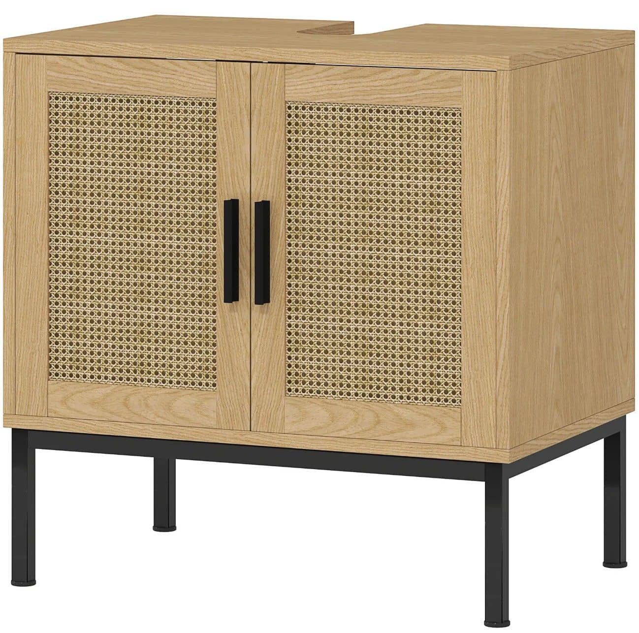 Wastafelonderkast met Uitsparing Boho-design - 60 cm hoog