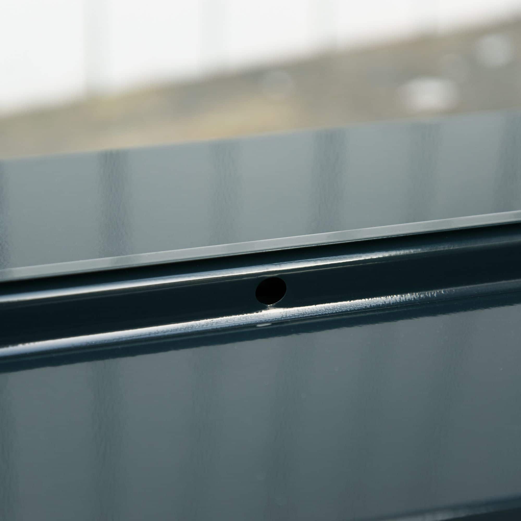 Gereedschapskist Metaal met 5 vakken - zonder gereedschap - Groen