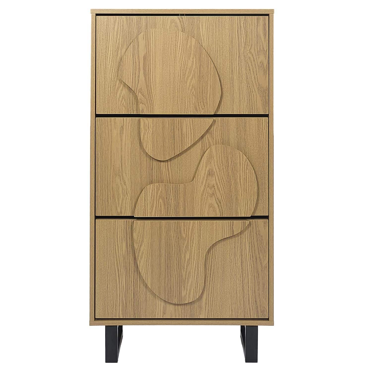 4goodz Schoenenkast Calypso 40x60x115 cm 12-18 paar - bruin