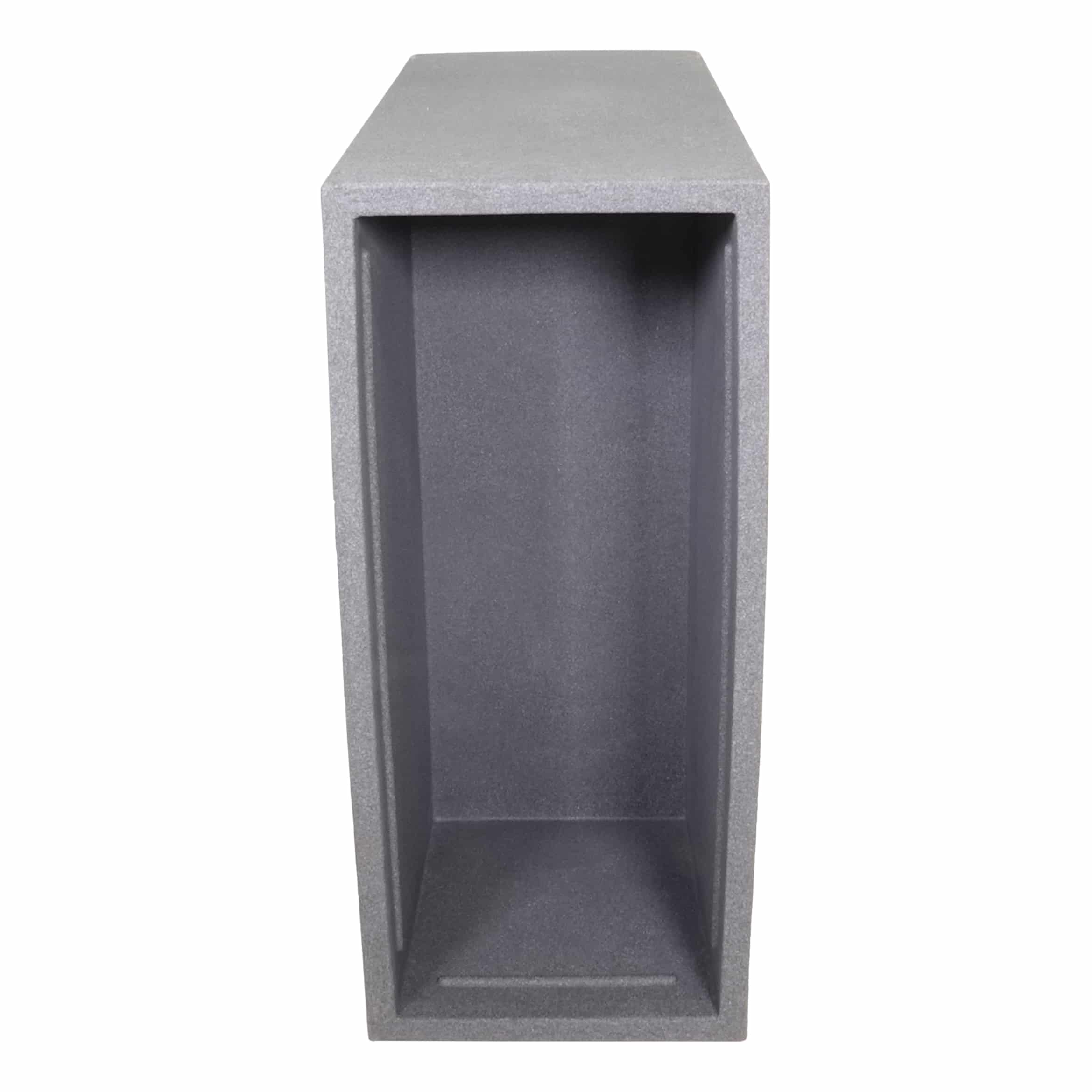 4gardenz® Stone rechthoekige Bloembak voor buiten - 60x60x26cm - Lichtgrijs