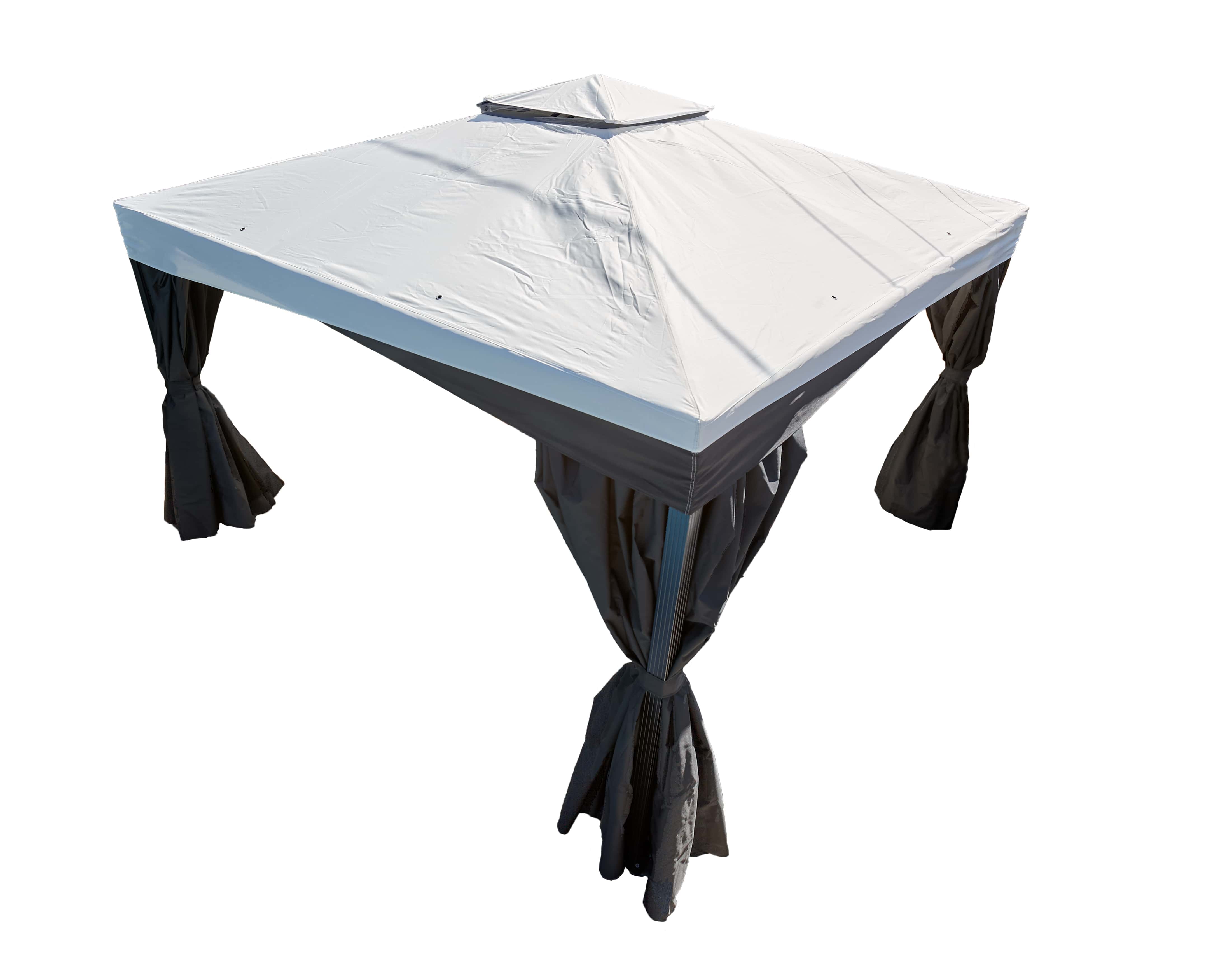 Sojag Malta 1014 - Aluminium Paviljoen 3x4 mtr met afneembaar stoffen dak