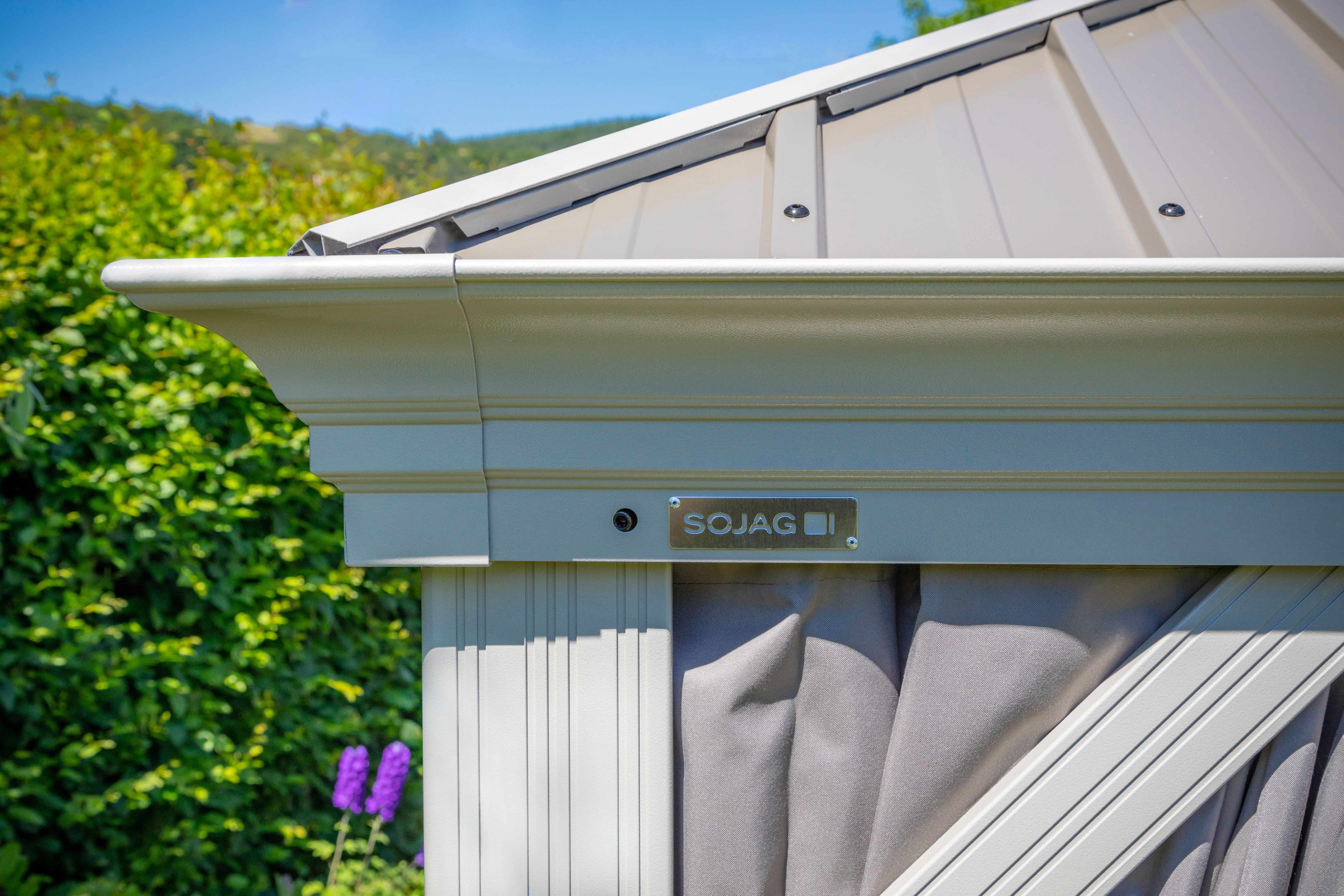 Sojag Paviljoen Pergola Messina 483x363 cm - Champagnekleurig