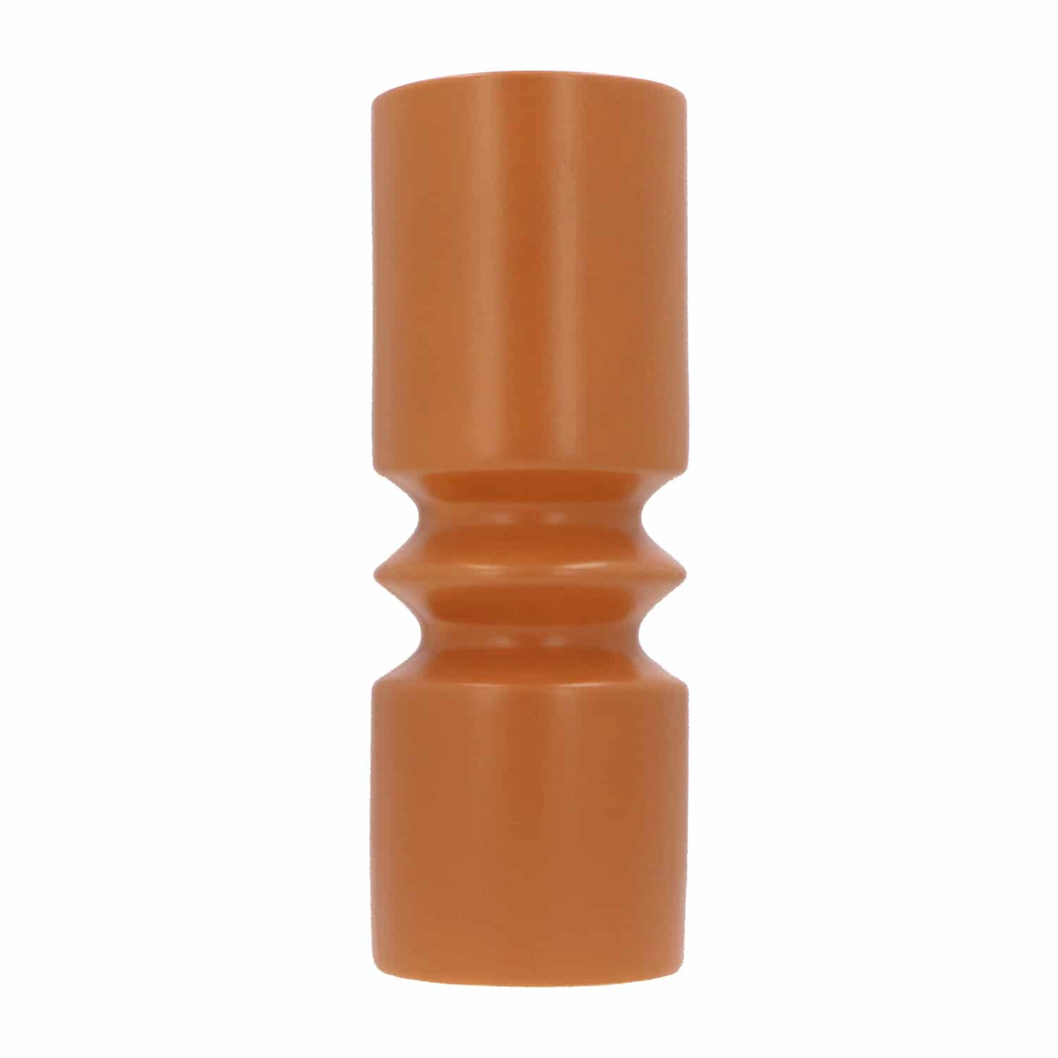4goodz Skala Organic Vaas Keramiek 11x30 cm - Oranje