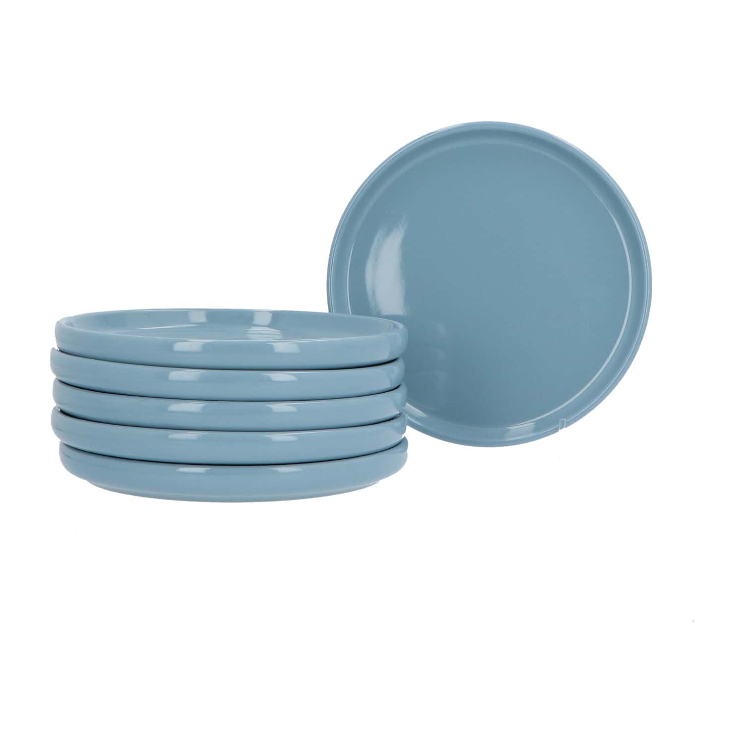 Luzzo 6 persoons Servies Marie 18 delig Keramiek - Blauw