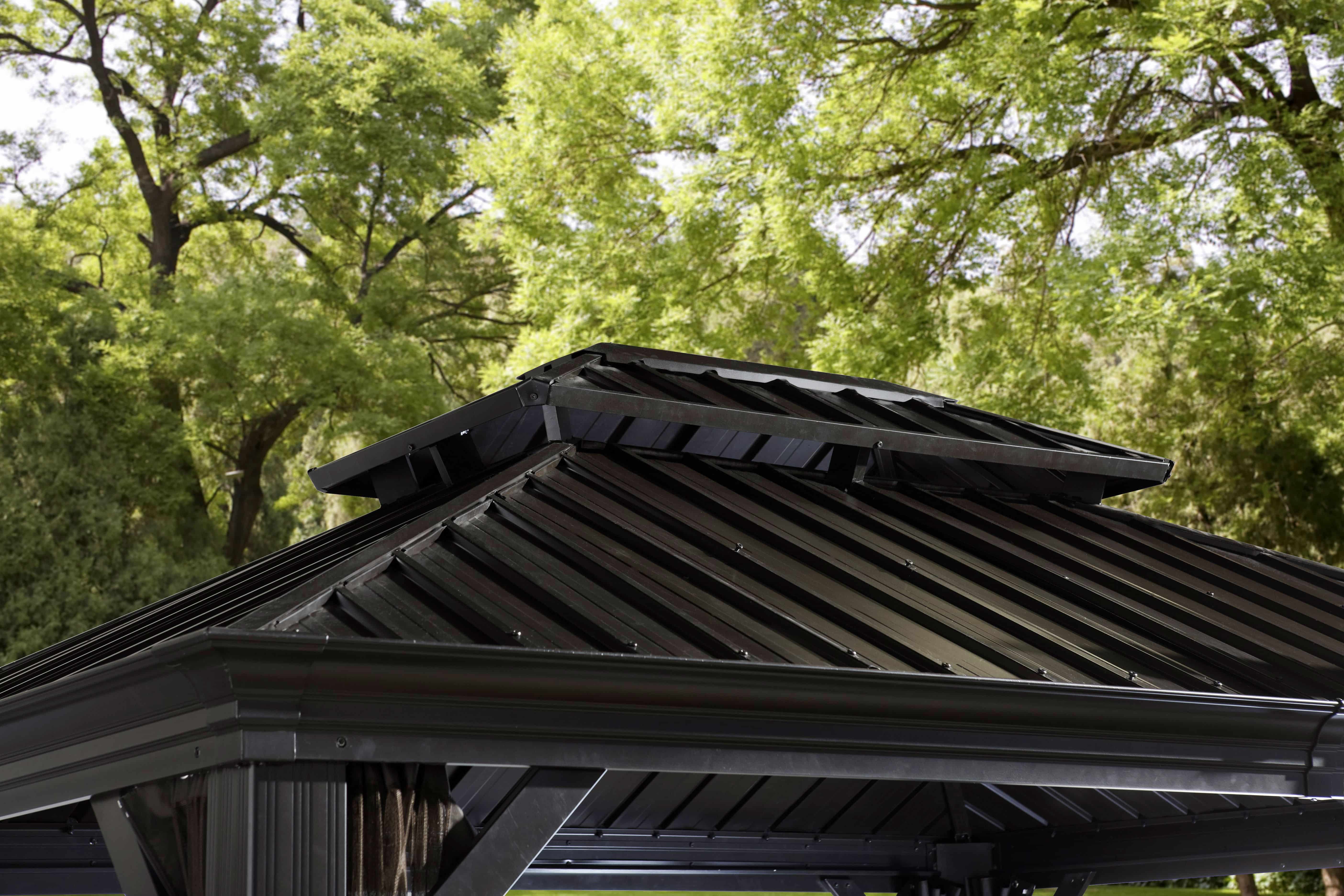 Sojag Paviljoen Pergola Messina 298x363 cm - Antraciet