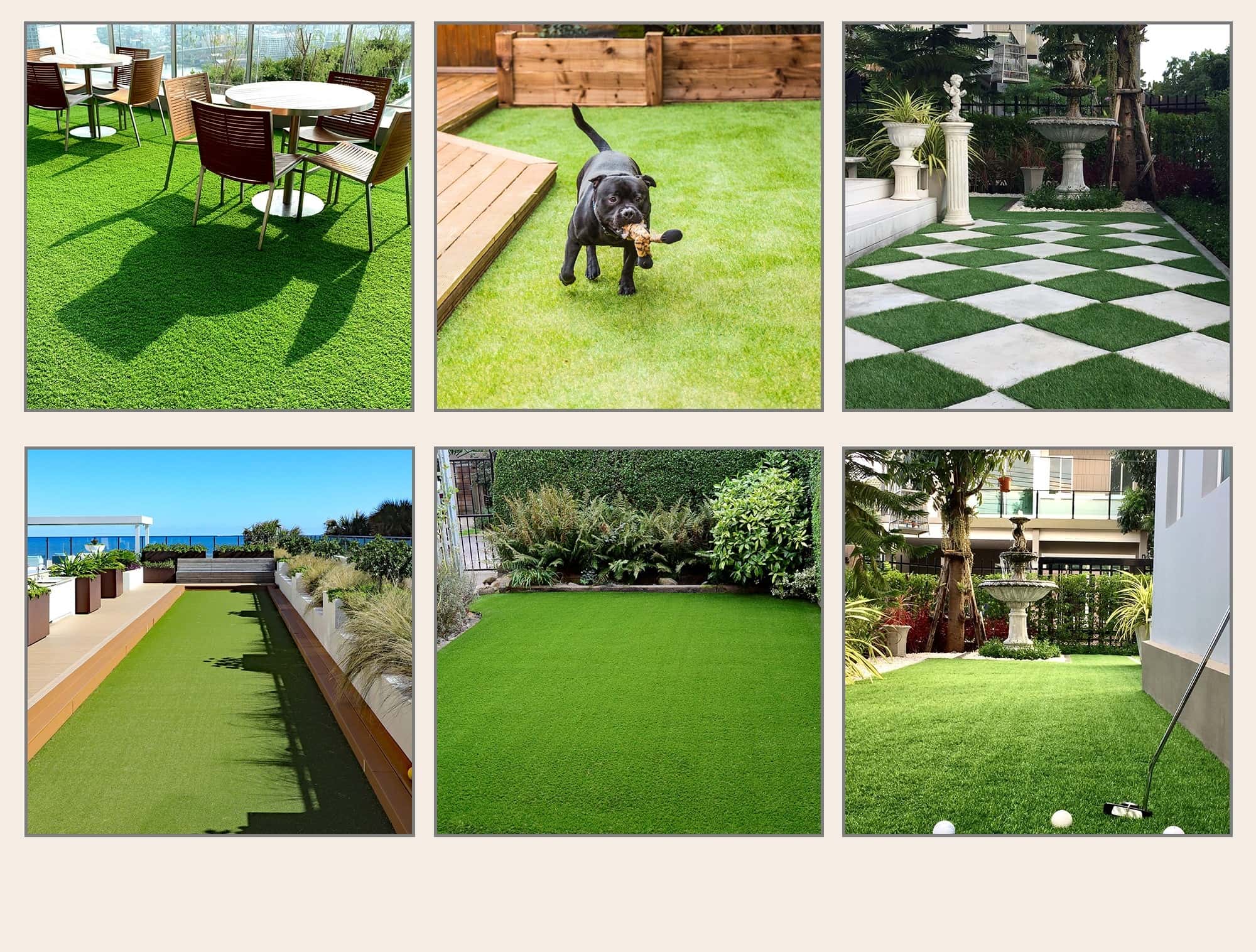 4goodz kunstgras 10st 30x30 cm dus 0,9 m2 - groen 4goodz kunstgras 10st 30x30 cm dus 0,9 m2 - groen