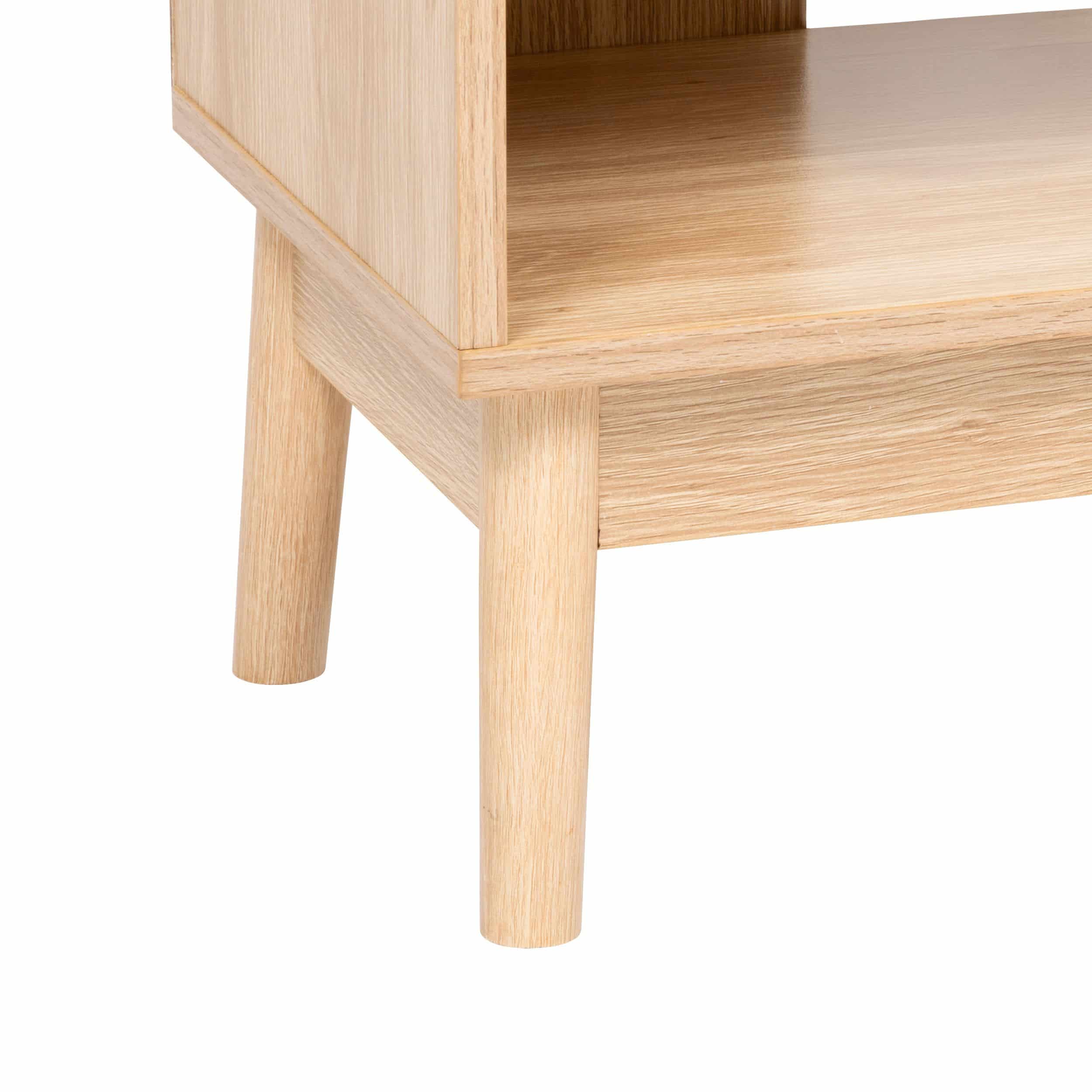 Wastafelonderkast Abana - Wastafelmeubel 30x60x80 cm - Bruin