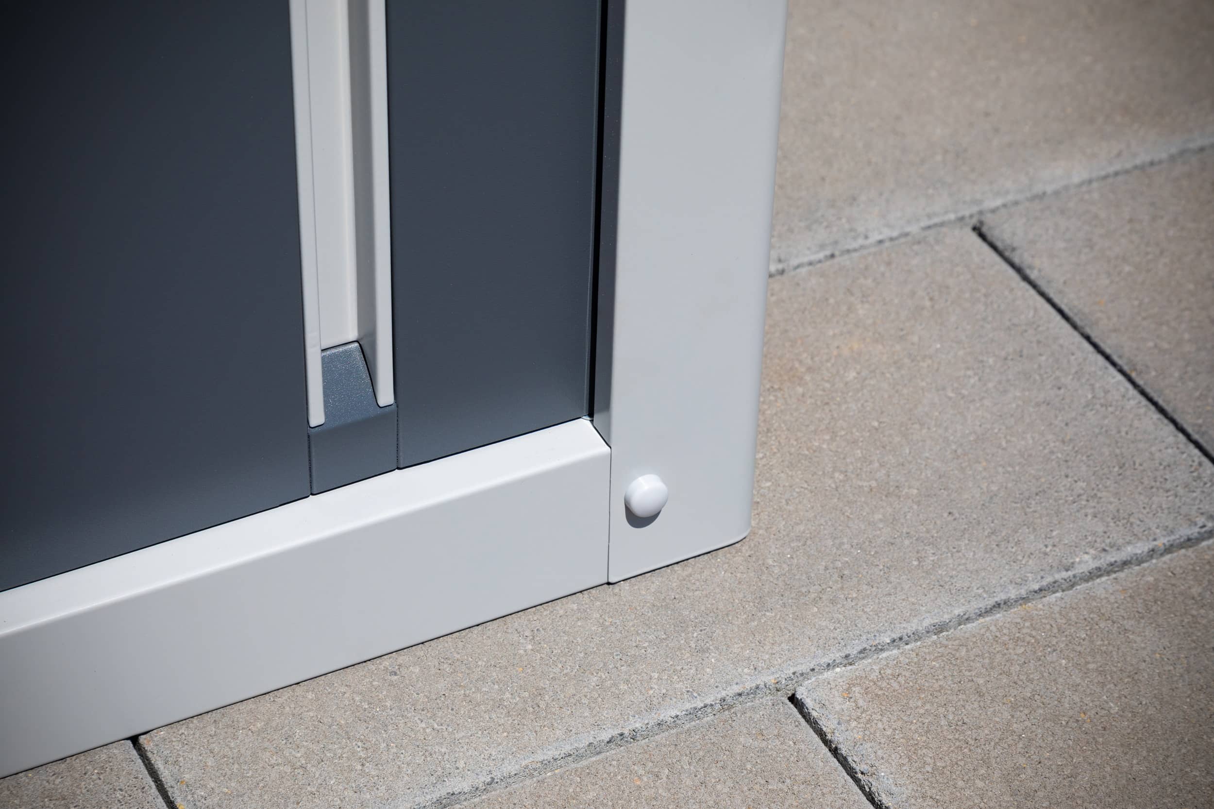 Metalen Tuinkast Trimetals Guardian TM03000 Grijs | 98x172x187 cm Incl. 2 planken