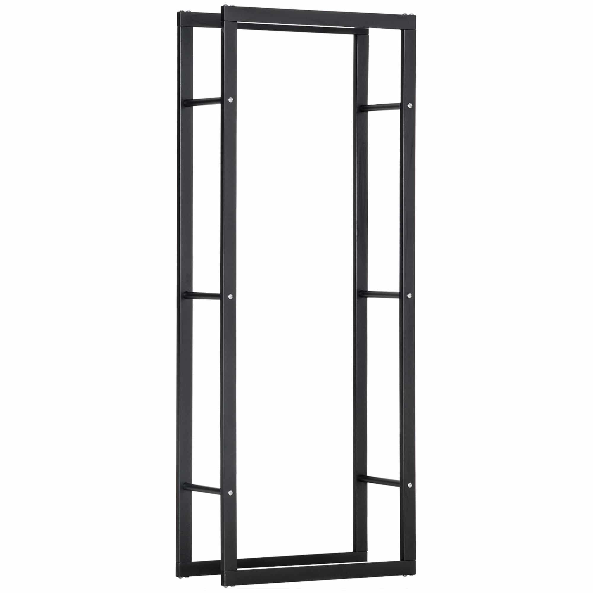 4goodz Homcom Houtrek metaal 25x60x150cm / 820-148 Houtopslag Standaard