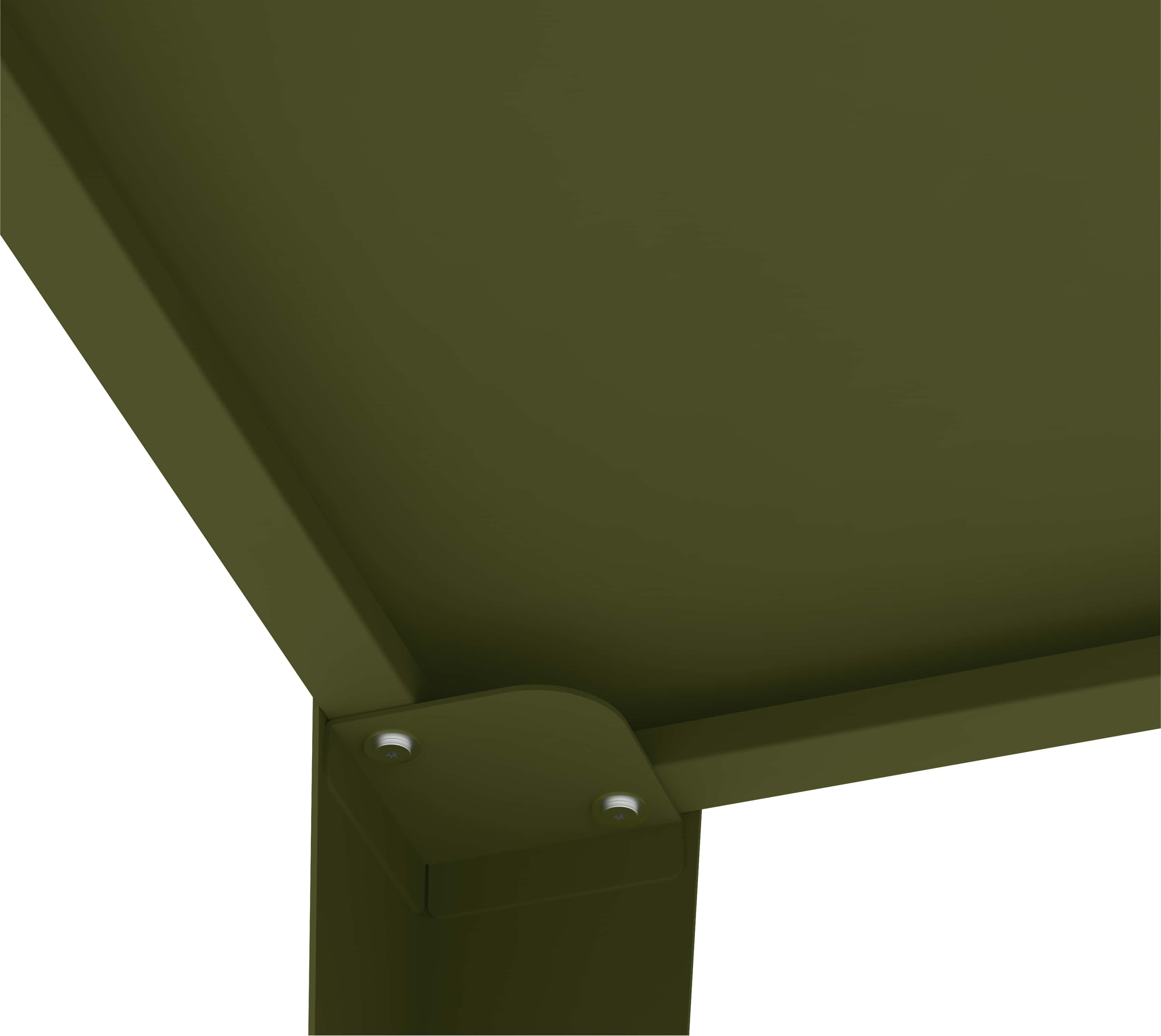 Westmann Vedura M - Metalen Verhoogde Plantenbak 30x100x80 cm - Olijf