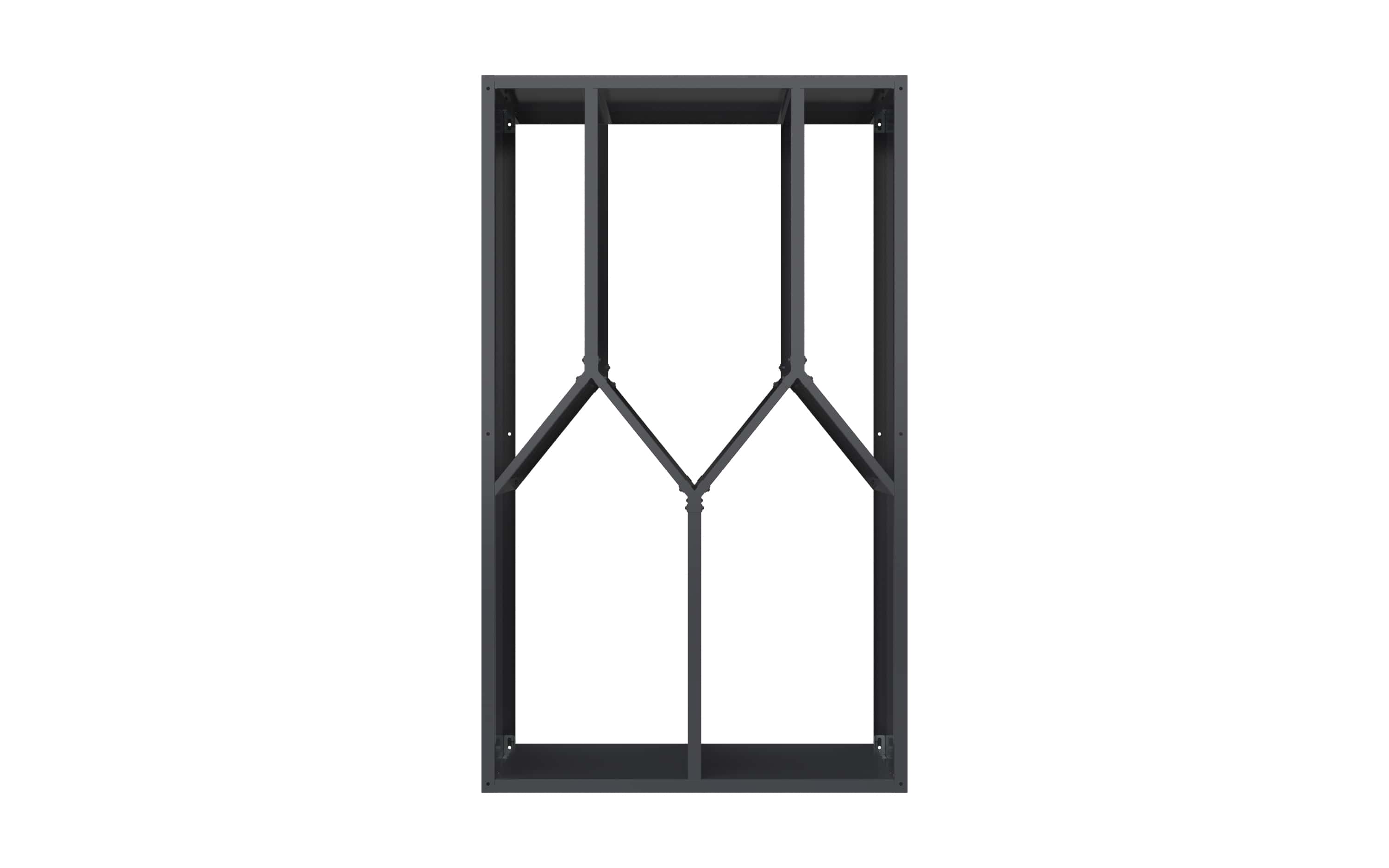 Westmann Castra B - Houtopslag Houtrek 95x50x160 cm - Antraciet