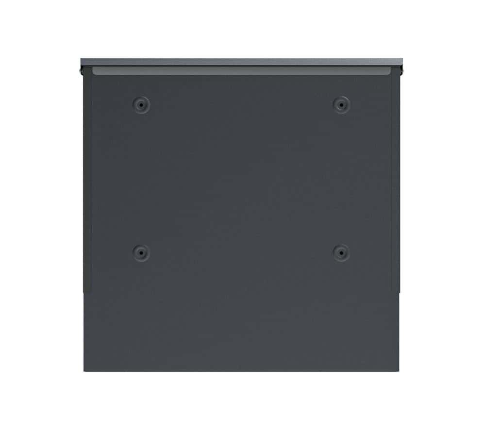 Westmann Brixa C Wandbrievenbus met krantenvak met Slot - Antraciet