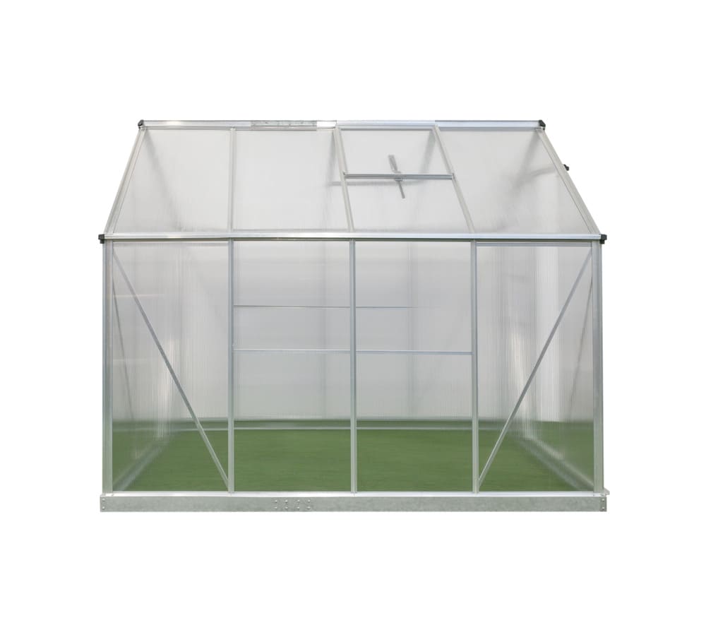Westmann Aluminium kas Flora 68 - Zilver - 252x192x201cm