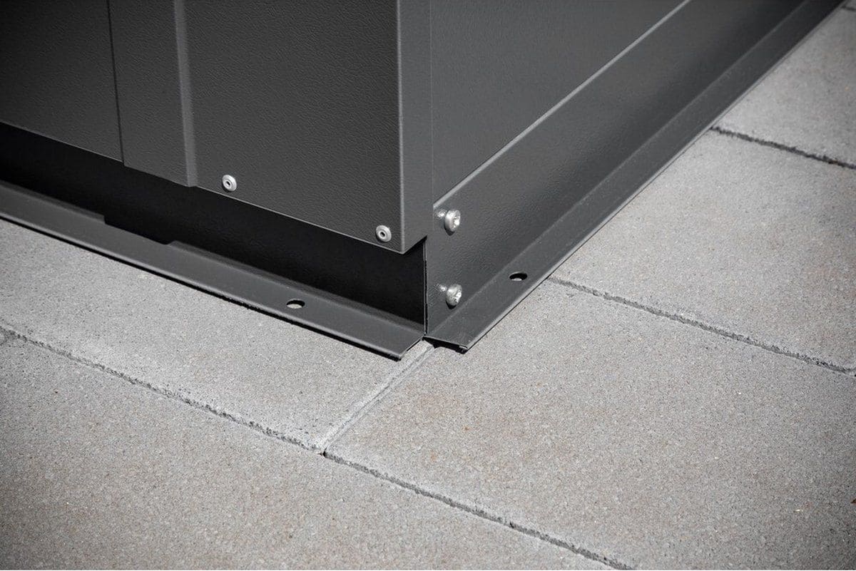 Trimetals® Stoweaway Metalen Berging TM11000 - Fietsenstalling - Antraciet