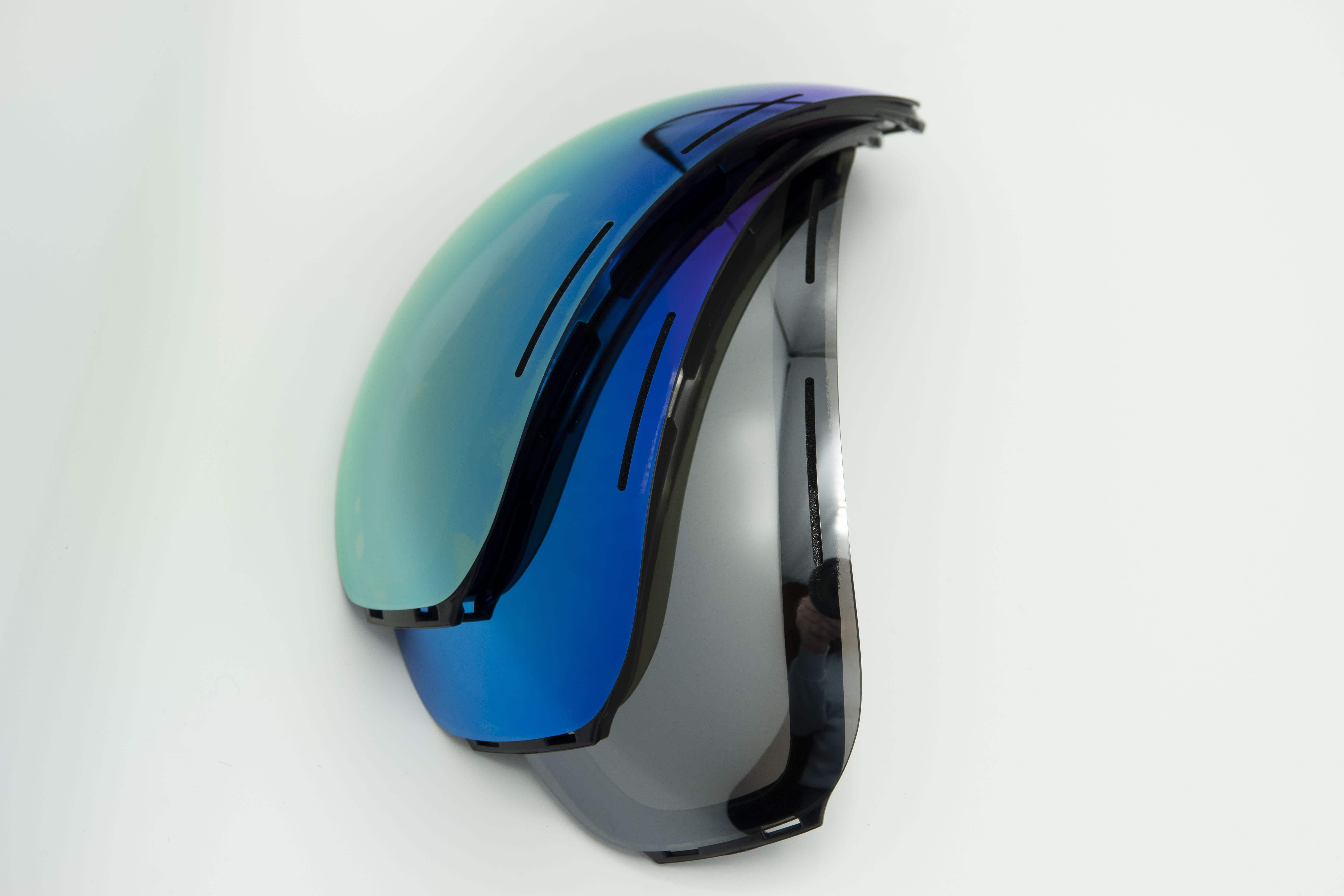 5one® Alpine 7 - skibril - 2 verwisselbare lenzen - Oranje en Grijs 5one® Alpine 7 - skibril - 2 verwisselbare lenzen - Oranje en Grijs