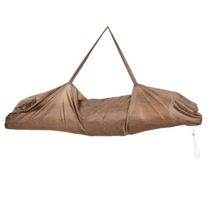 4goodz Raffia Parasol ⌀ 200 cm - Strandparasol met opbergtas - Bruin
