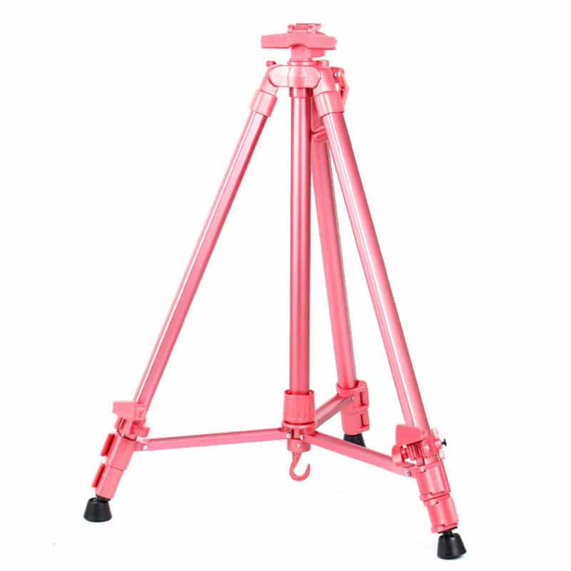 4artz® Lichtgewicht Schildersezel - roze - 153cm hoog - verstelbaar