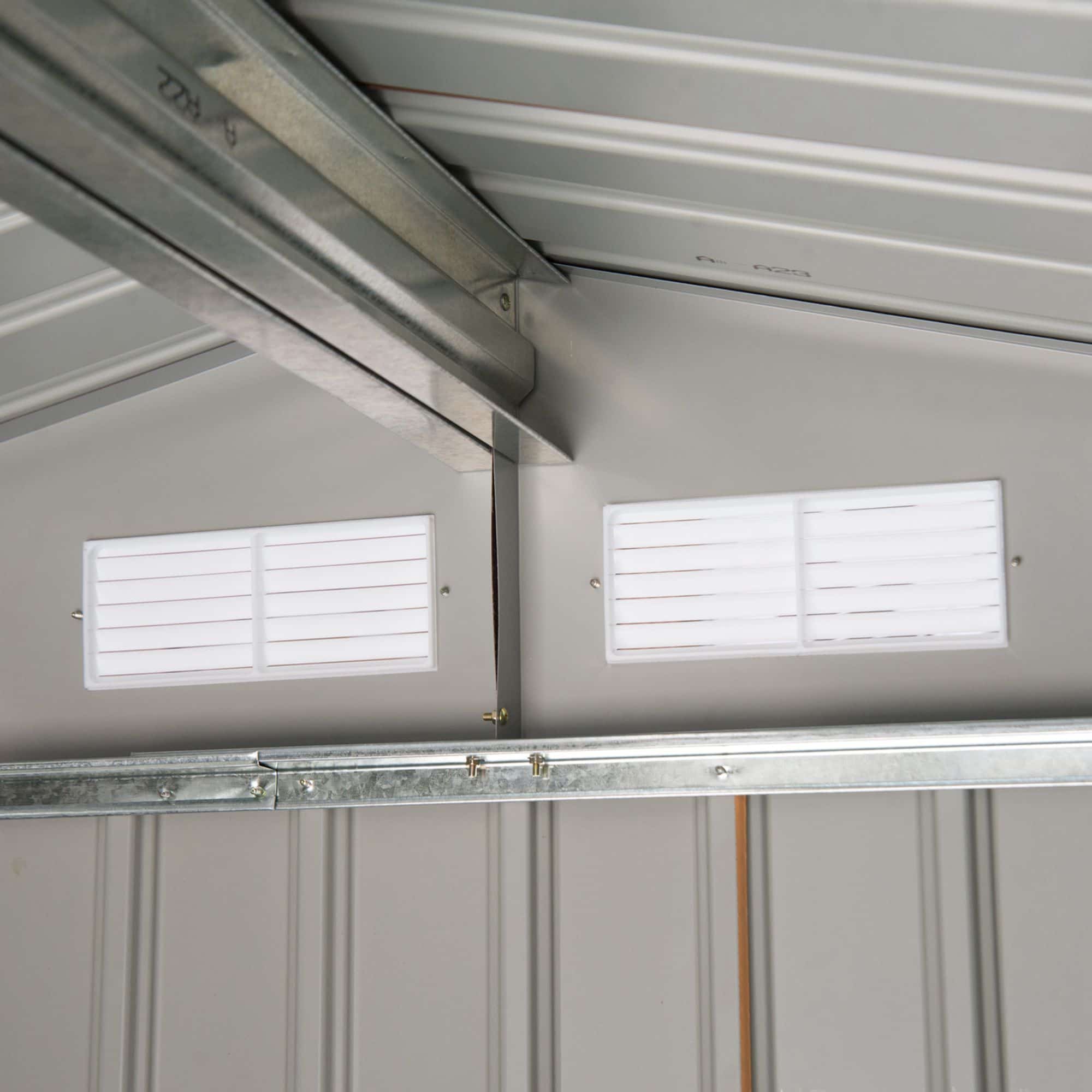 4goodz Gereedschapsschuur Metaal 127x213x185 cm - Bruin