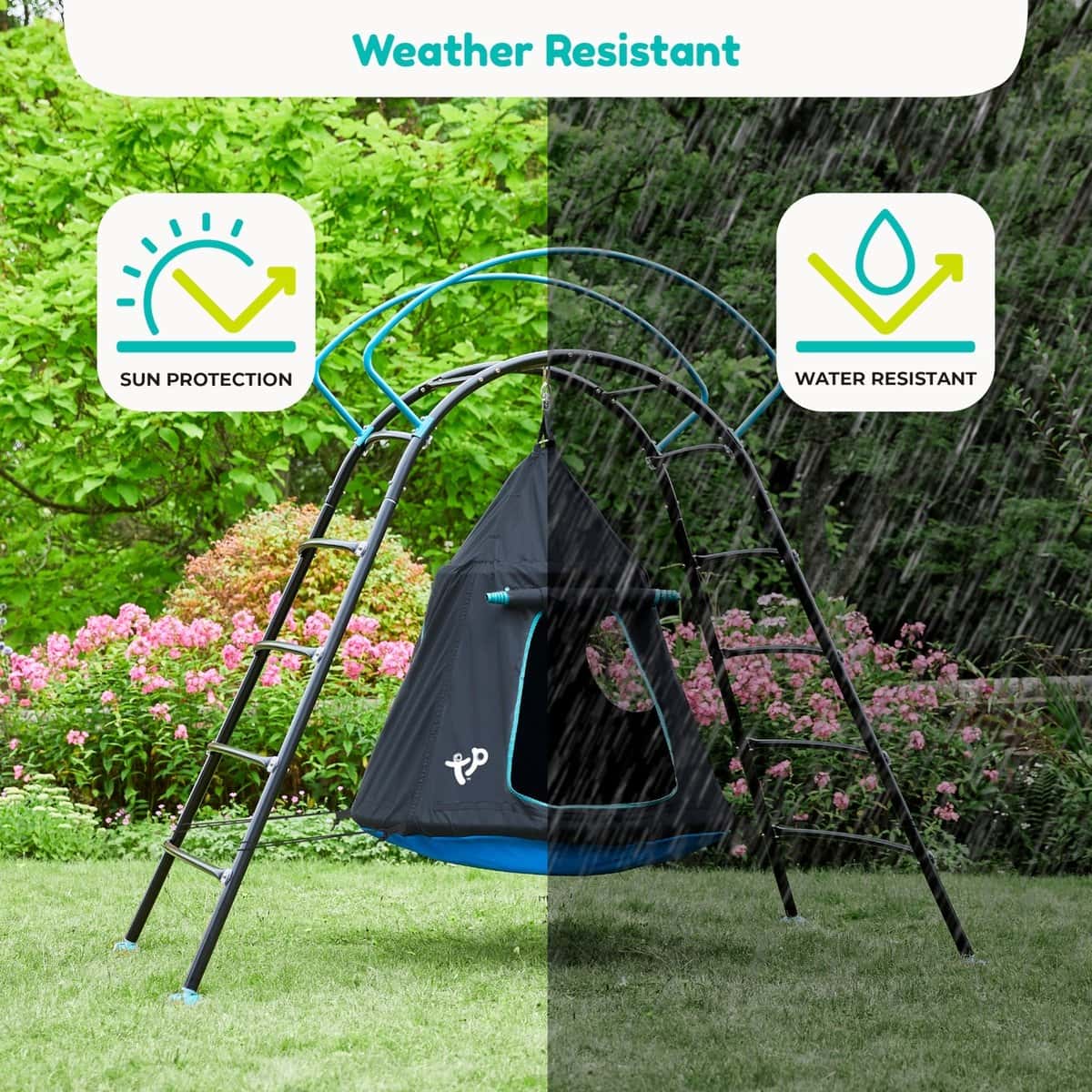 TP Toys Klimrek Staal met Hangstoel TP848 - Klimrek kinderen - Buitenspeelgoed