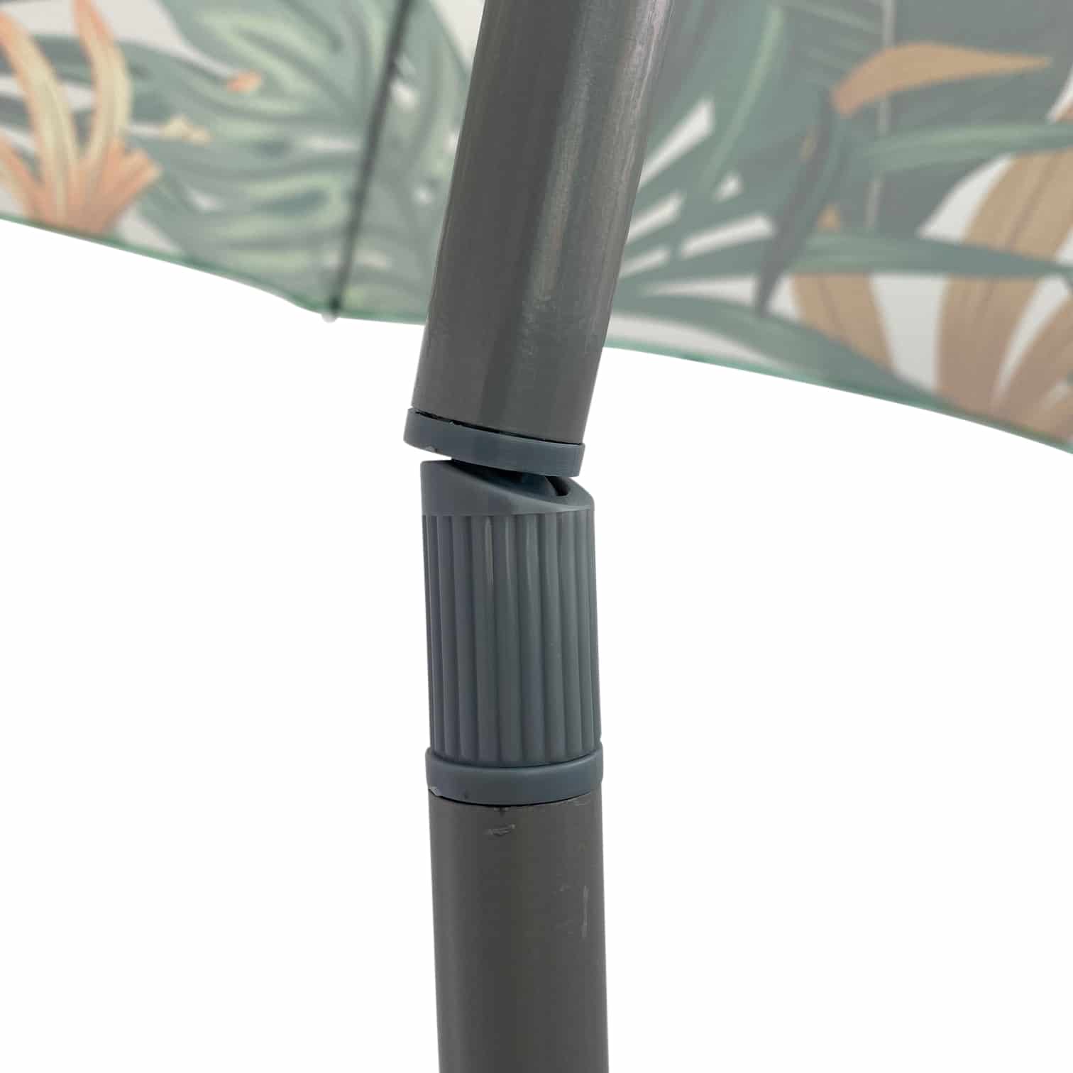 4gardenz Tropical strandparasol met knikarm 200 cm - Olijfgroen