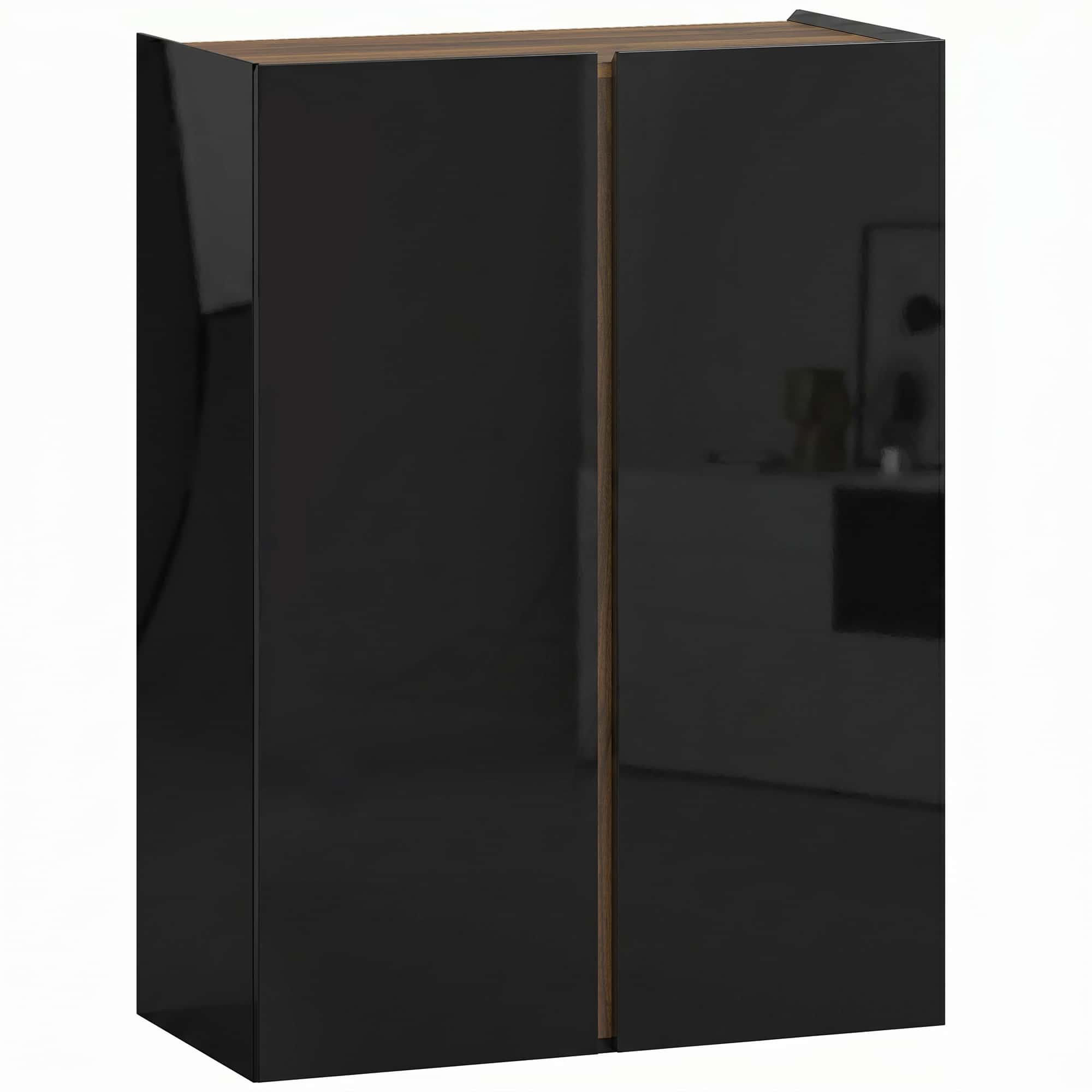 4goodz Schoenenkast - softclose - 6 niveaus 18 paar - hoogglans zwart