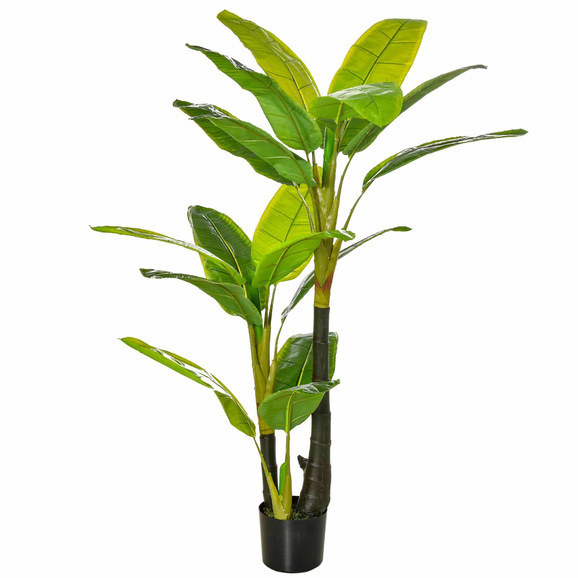 4goodz Homcom Kunstplant Bananenboom Decoratieve Kunstplant 150 cm