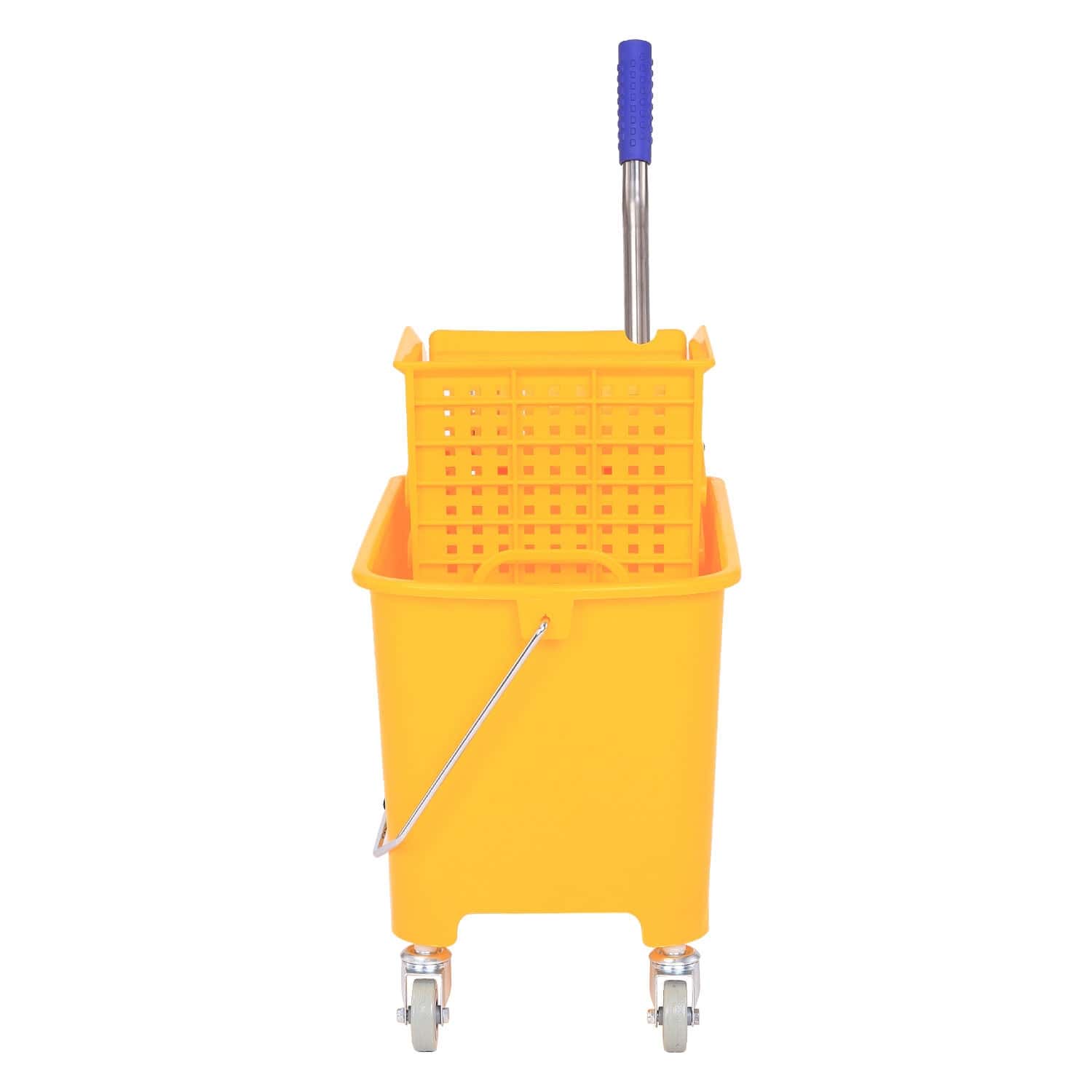 4goodz Schoonmaakwagen Rolemmer met Wringer op Wielen - 20 Liter 4goodz Schoonmaakwagen Rolemmer met Wringer op Wielen - 20 Liter