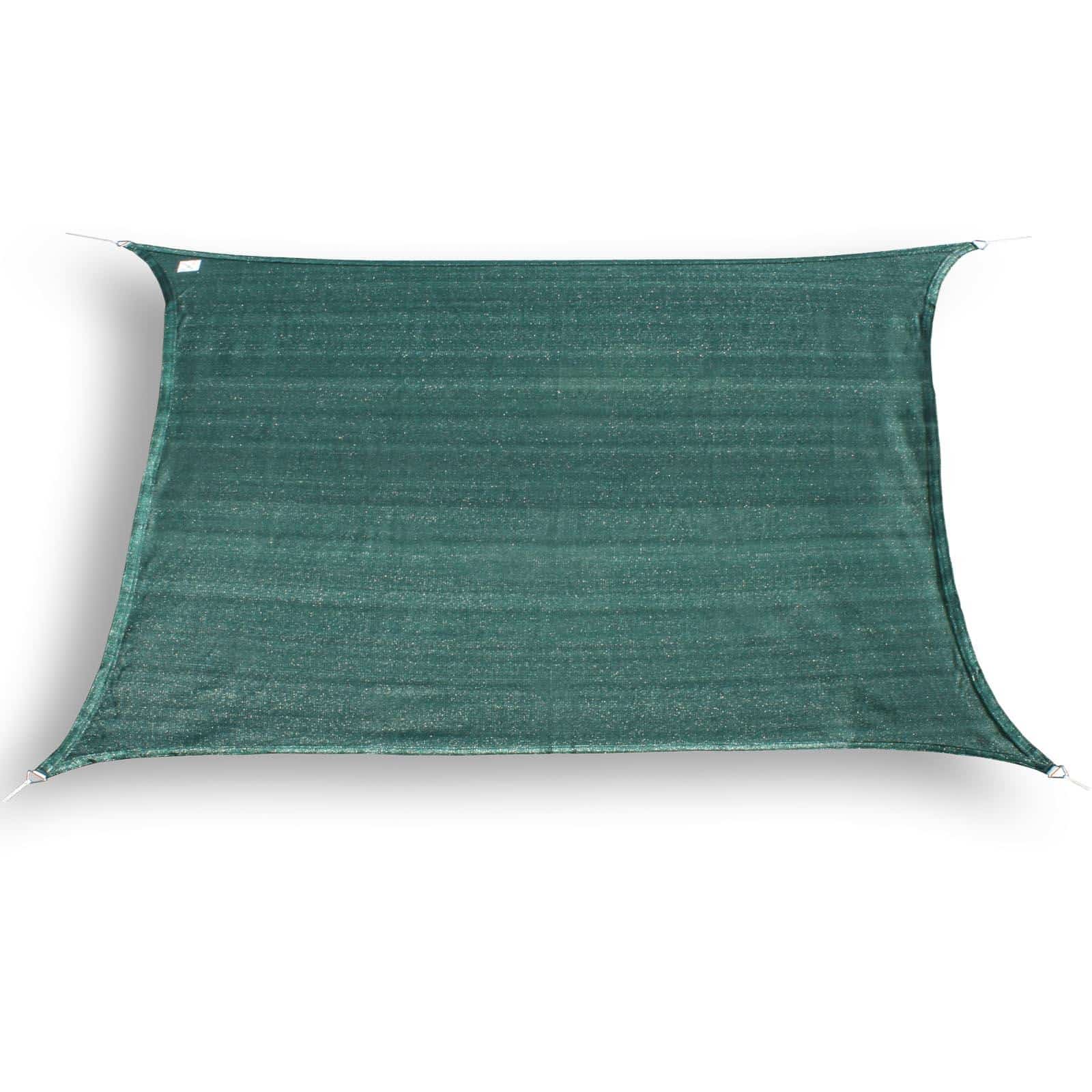 hanSe® Schaduwdoek Rechthoek Waterdoorlatend 2x3 m - zonnedoek - Groen