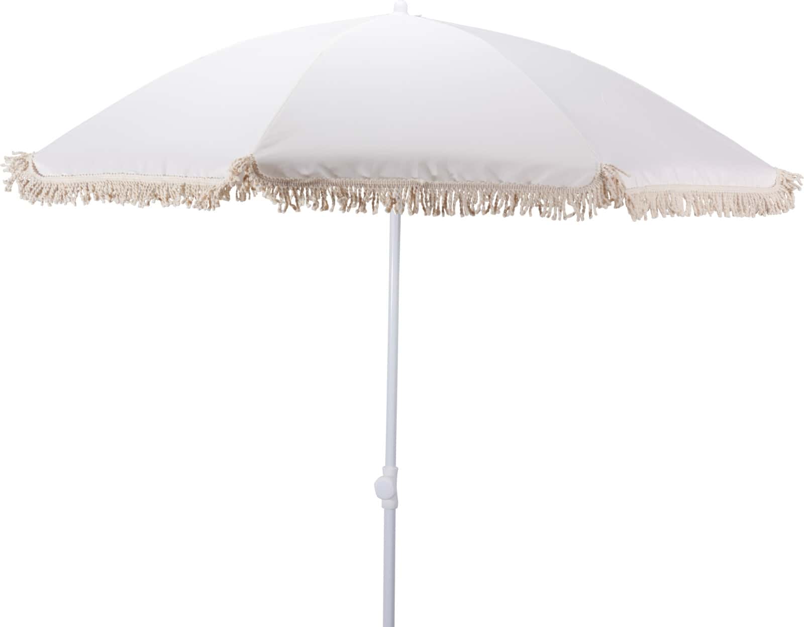 4goodz Parasol met Volant 200 cm - Creme 4goodz Parasol met Volant 200 cm - Creme