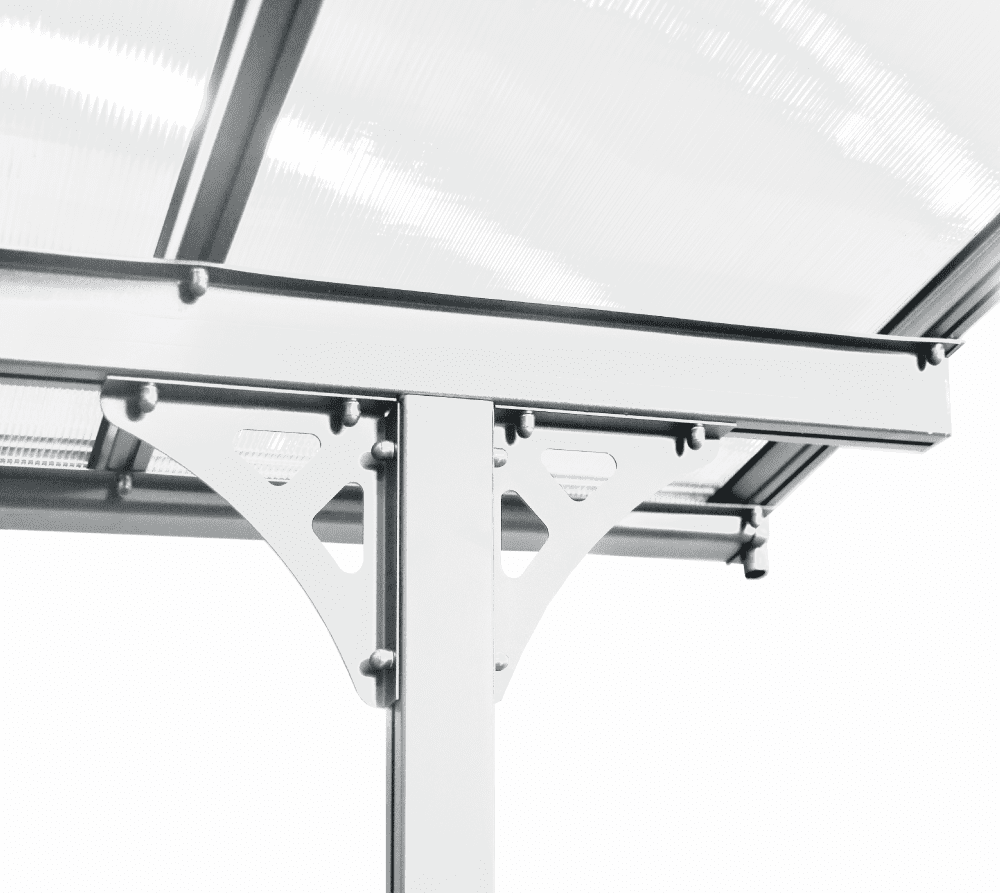 Westmann Aluminium Terrasoverkapping Bruce SI06108W - 300x556x270 cm - Wit